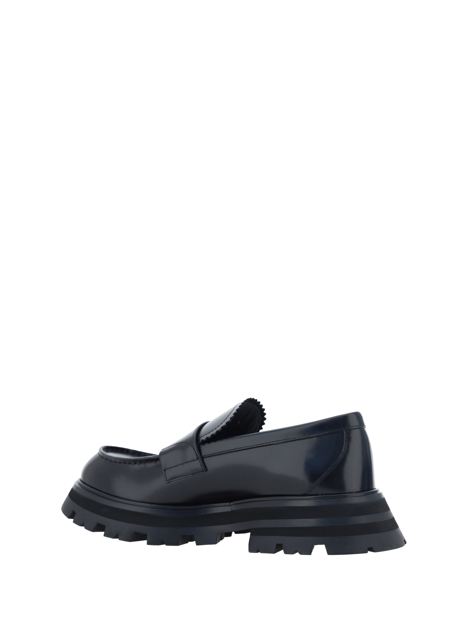 Shop Alexander Mcqueen Loafers In Black