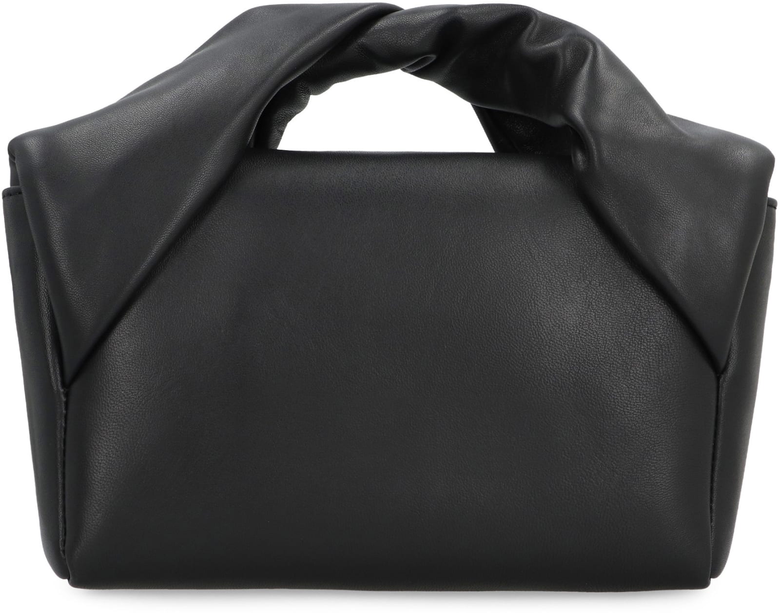 Shop Jw Anderson Twister Leather Handbag In Black