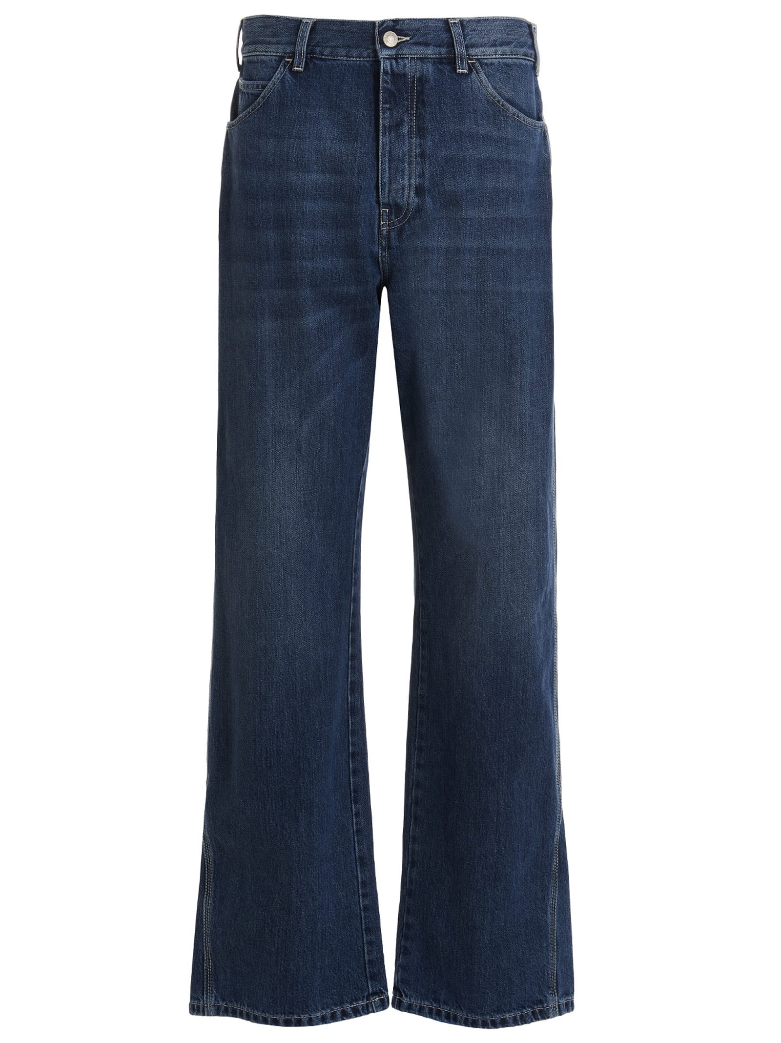 Shop Alexander Mcqueen Jeans Denim In Blue