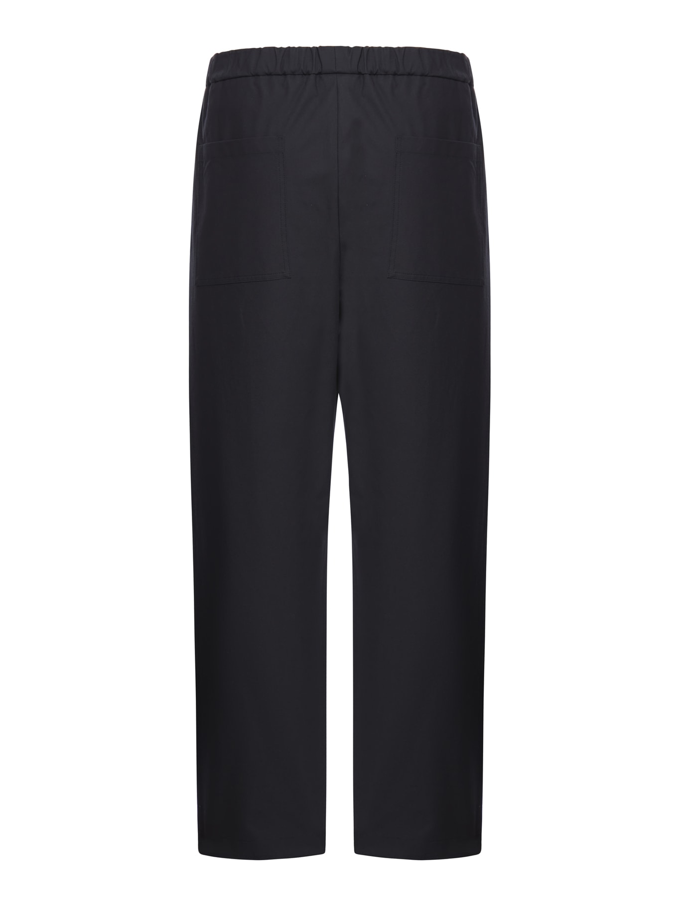 Shop Jil Sander Relaxed Fit Trouser In Navy