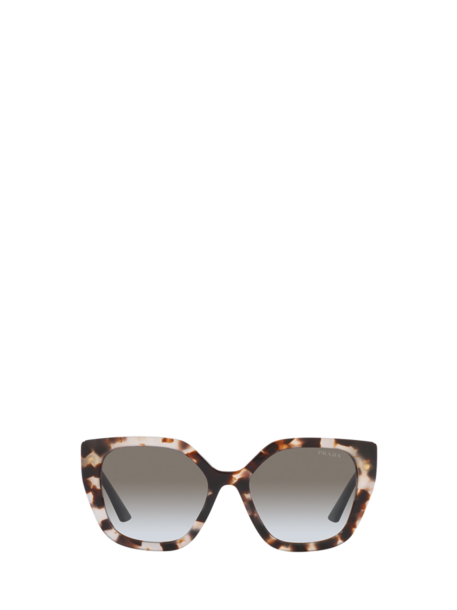 Shop Prada Pr 24xs Talc Tortoise Sunglasses