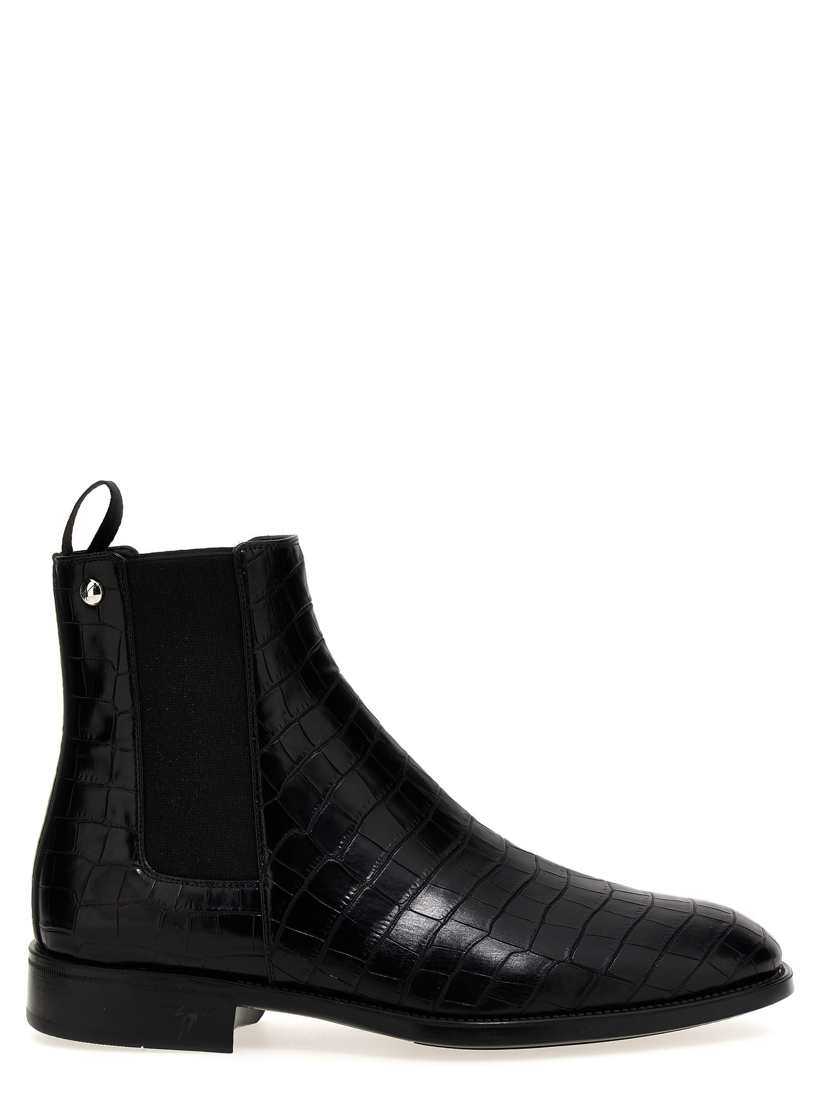 Shop Giuseppe Zanotti Sorrento Ankle Boots In Black