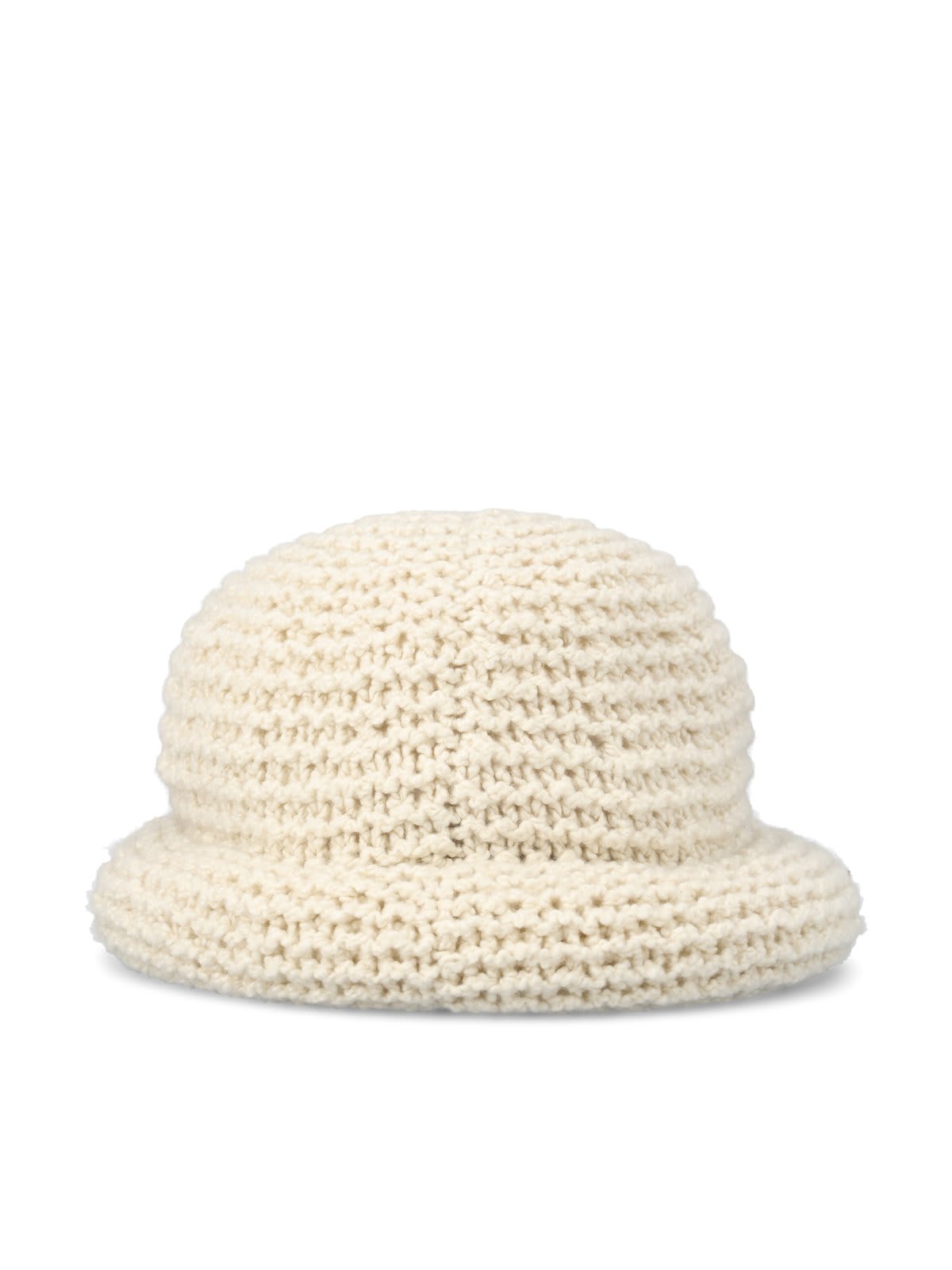 Shop Loro Piana Crochet Hat In Nougat