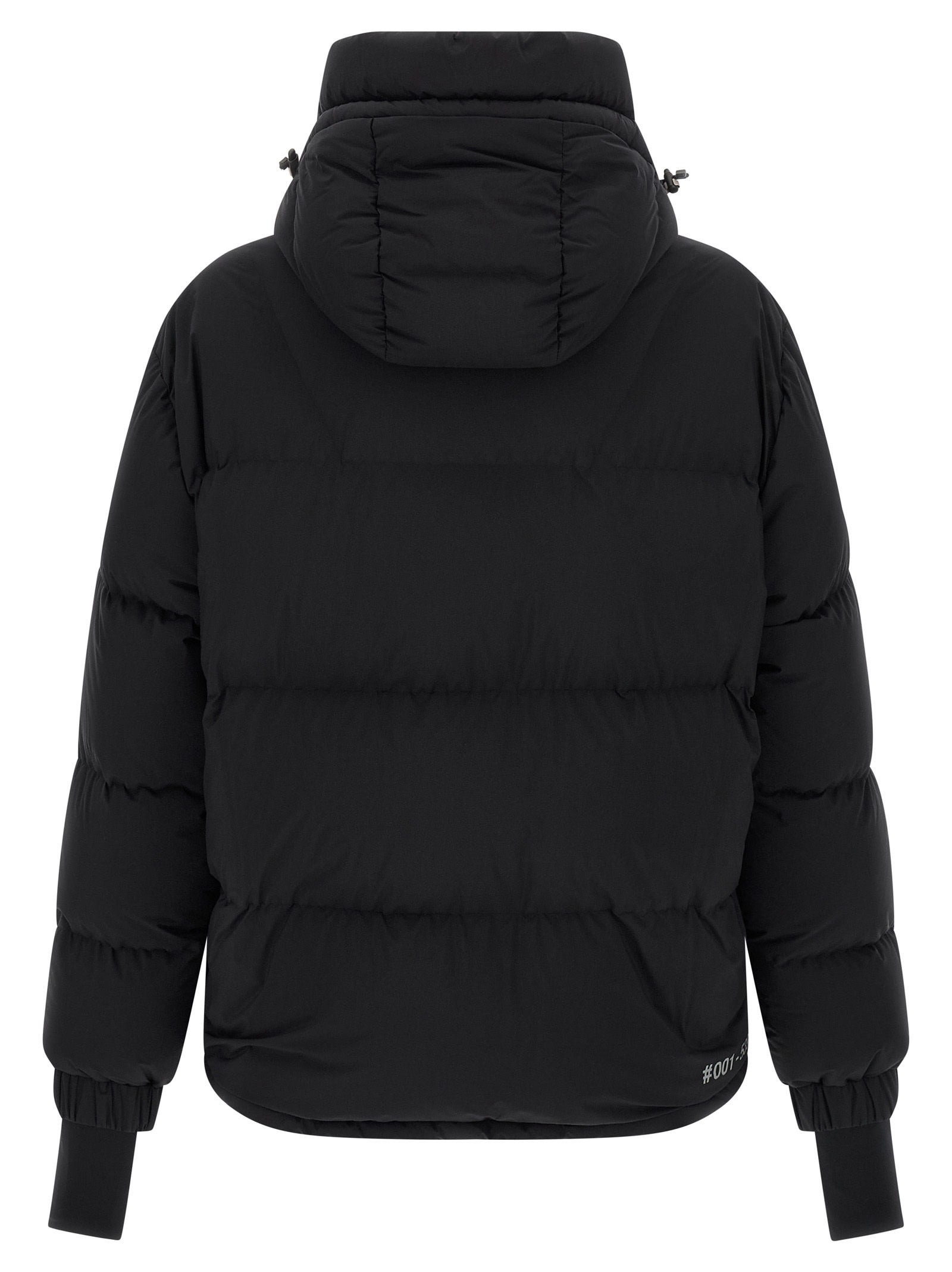 Moncler Down Jacket With Hood And Zippered Pockets In White