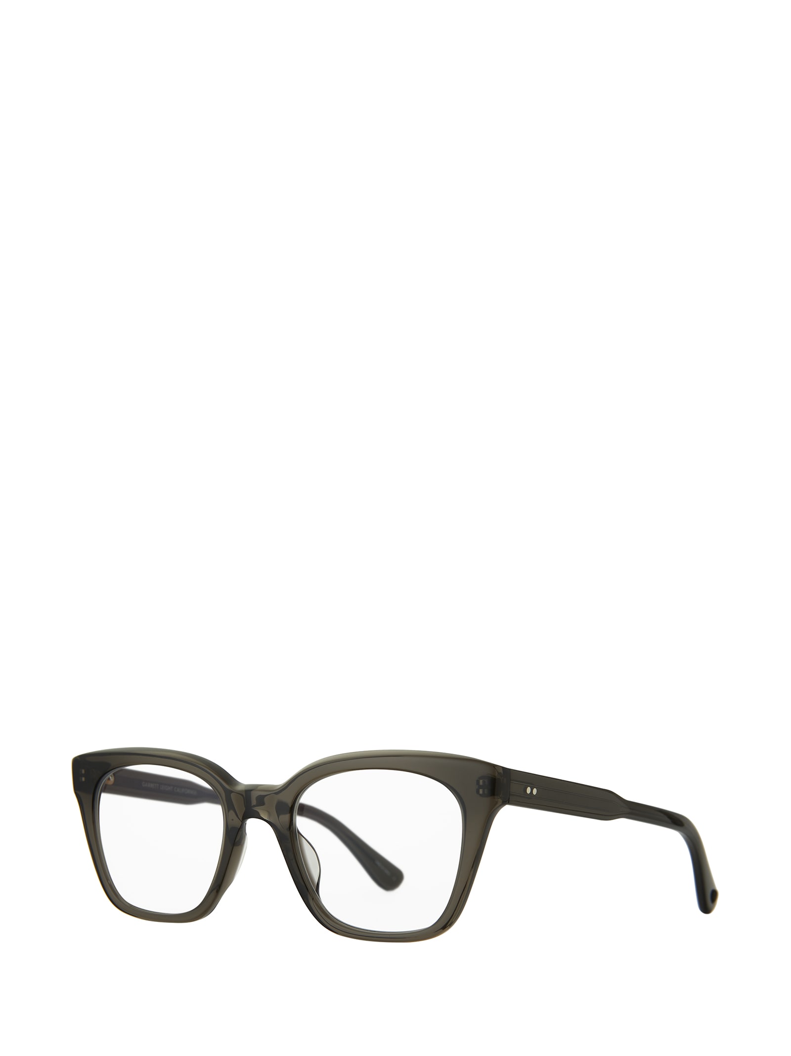 Shop Garrett Leight El Rey Black Glass Glasses