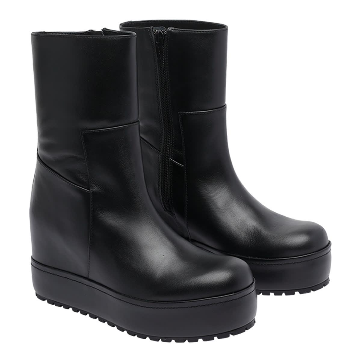 Paloma Barceló Paloma Barcelo Disa Track Ankle Boot In Black