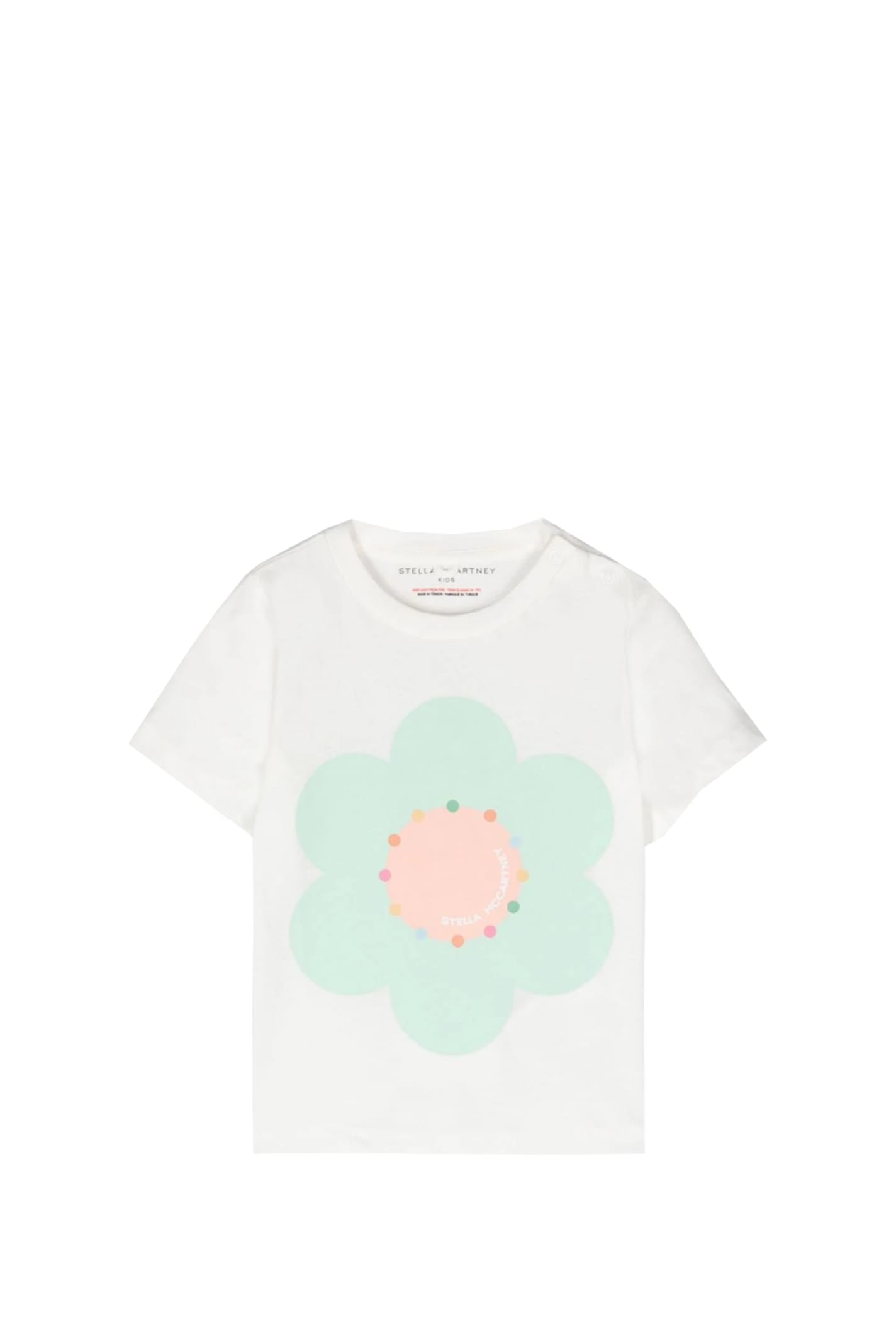 Stella Mccartney Babies' Cotton T-shirt In White