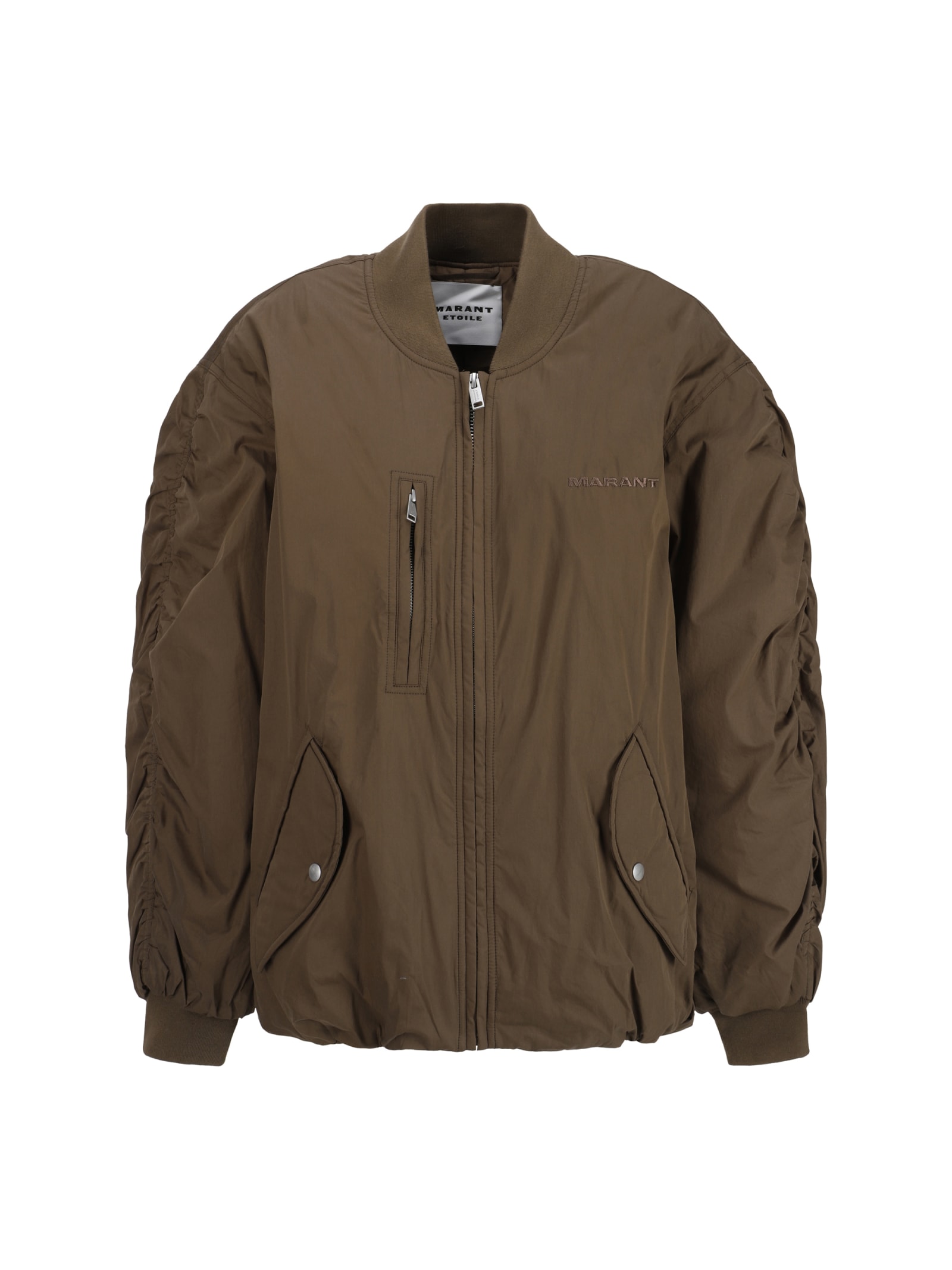 Shop Marant Etoile Coleen Jacket In Khaki