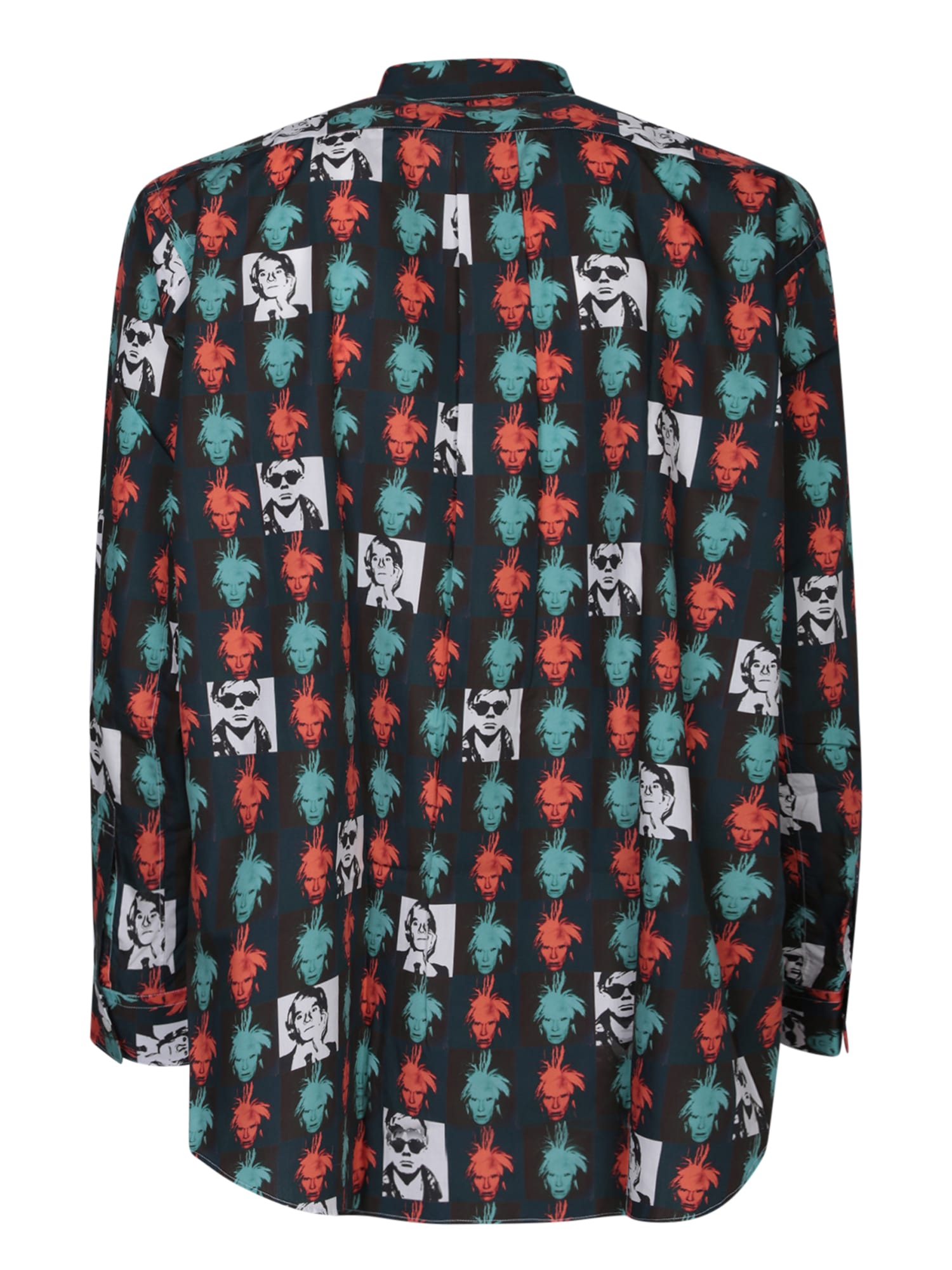 Shop Comme Des Garçons Shirt Andy Green/multicolor Shirt