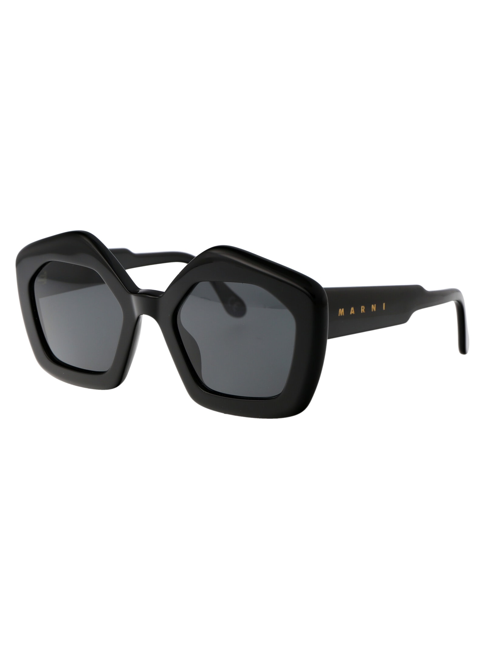 Marni Eyewear Laughing Waters Sunglasses In Black