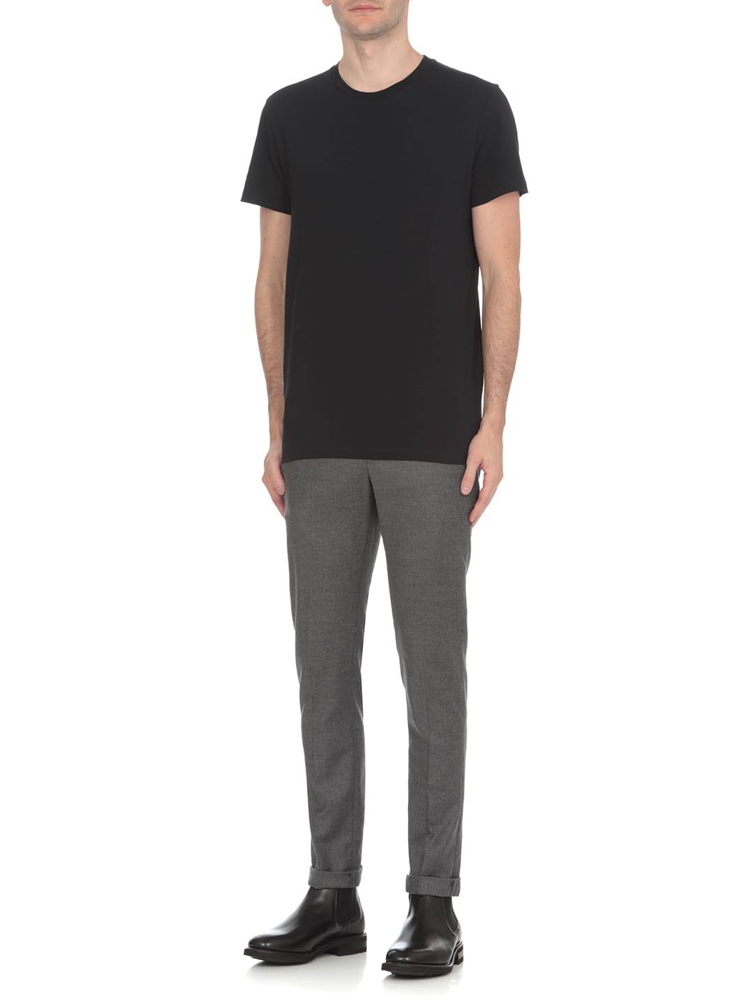 Shop Dondup Gaubert Pants In Grey