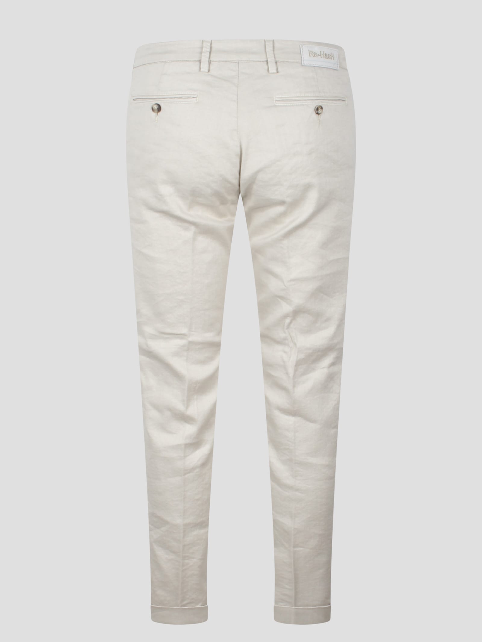 Shop Re-hash Mucha Chinos Pant In Nude & Neutrals