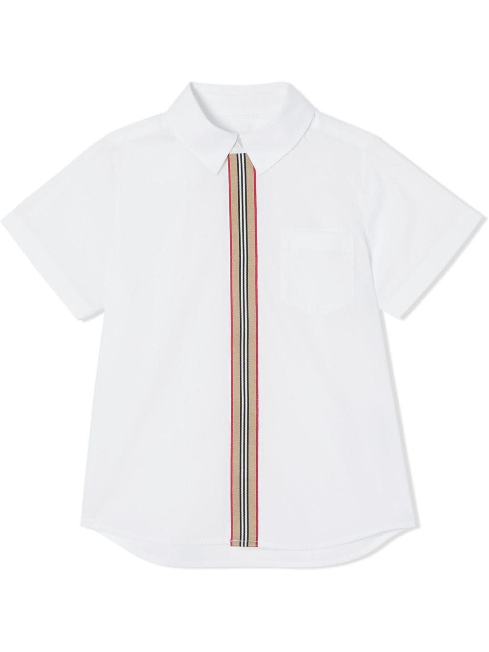 Burberry Shirt With Icon Stripe Detail