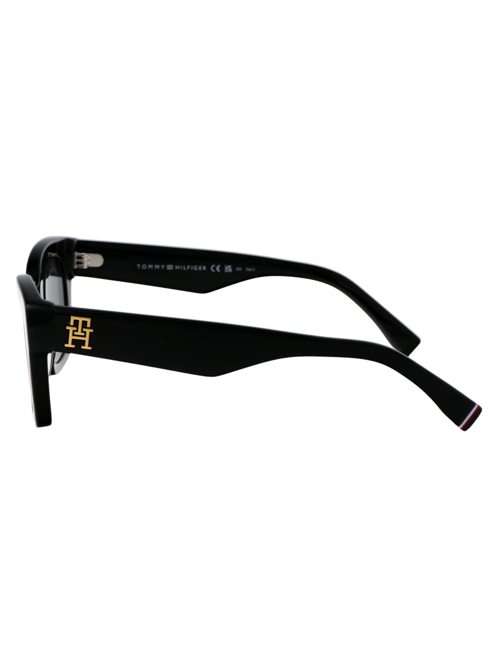 Shop Tommy Hilfiger Th 2052/s Sunglasses In 807ir Black
