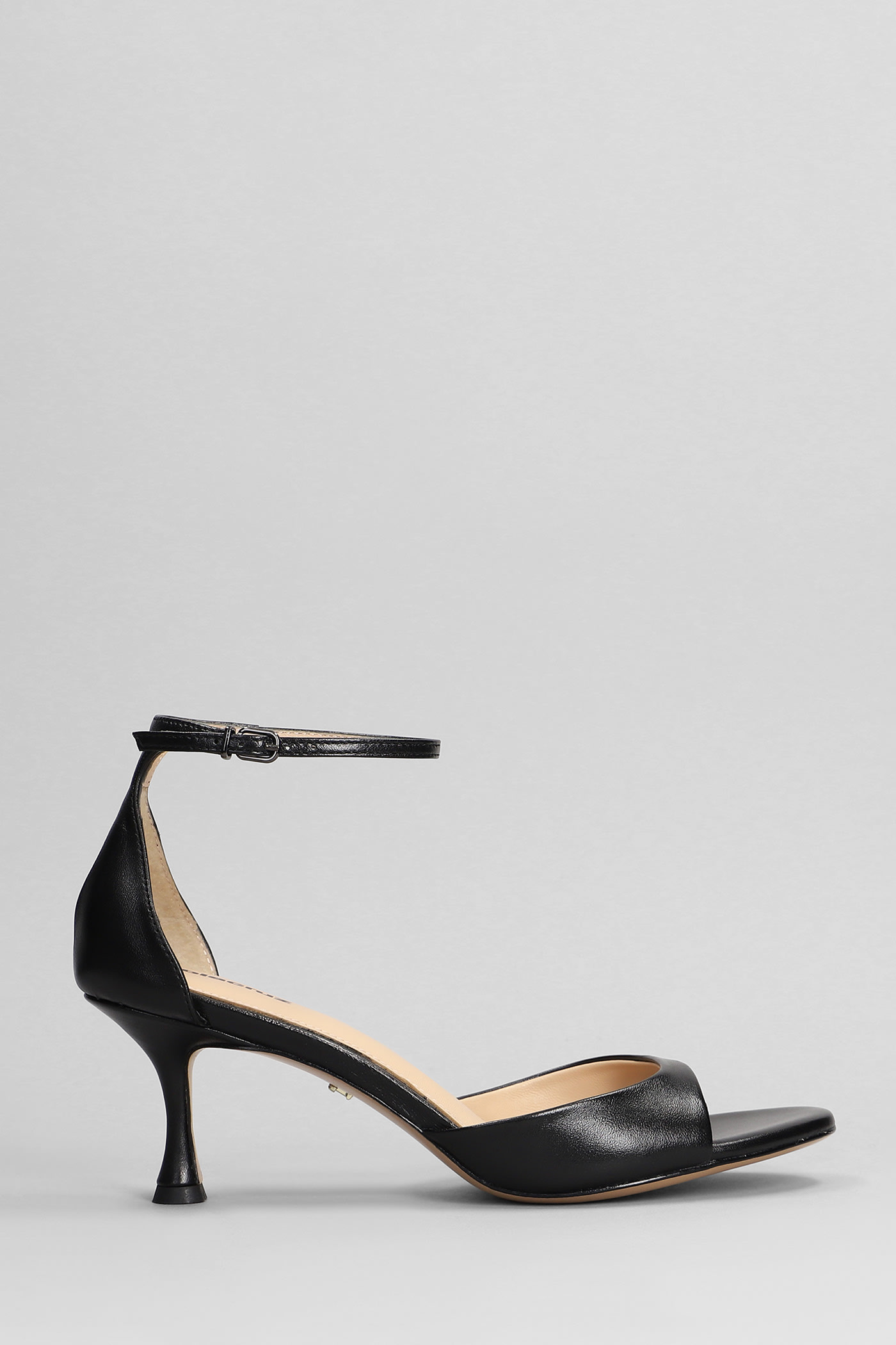 Petrina Sandals In Black Leather