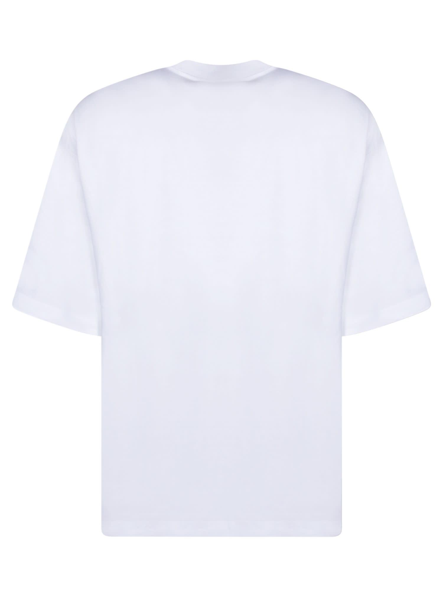 Shop Lanvin Curblance White T-shirt
