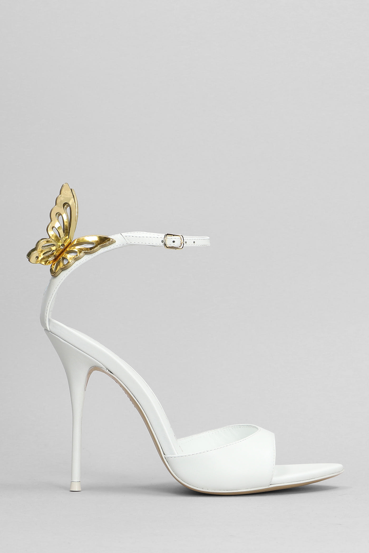Sophia Webster Aura Sandals In White Leather