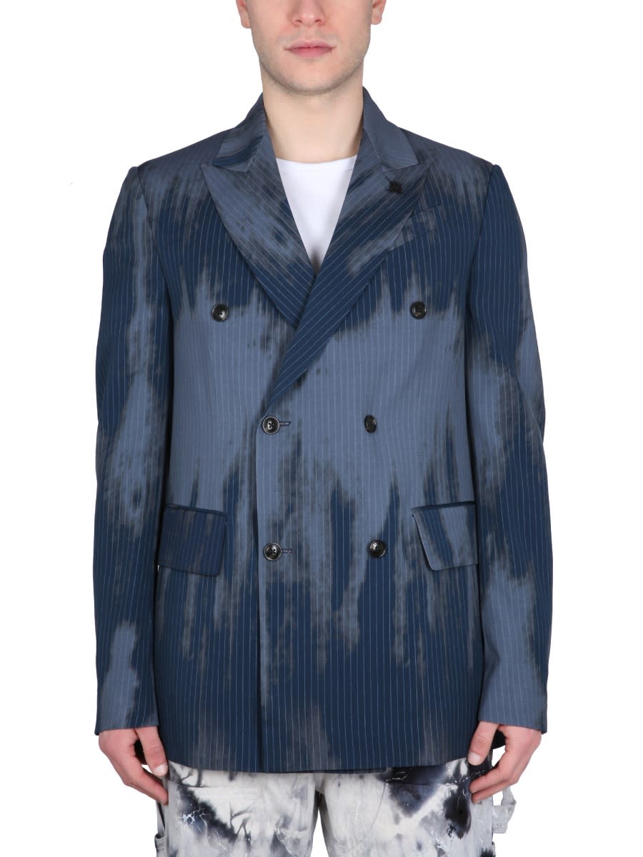 Amiri Men Relaxed Fit Jacket In Blue