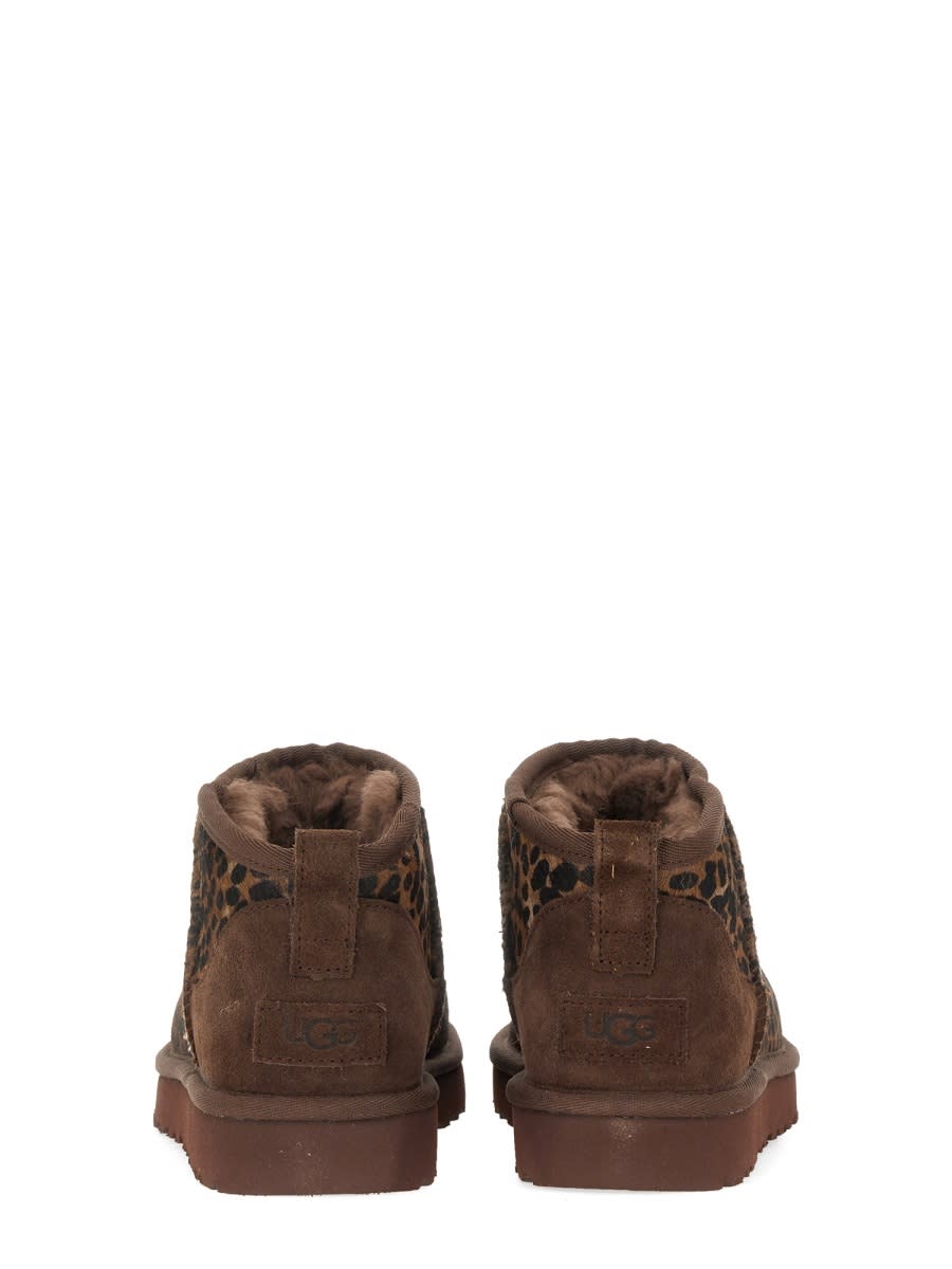 Shop Ugg Boot Classic Ultra Mini Caspian In Brown