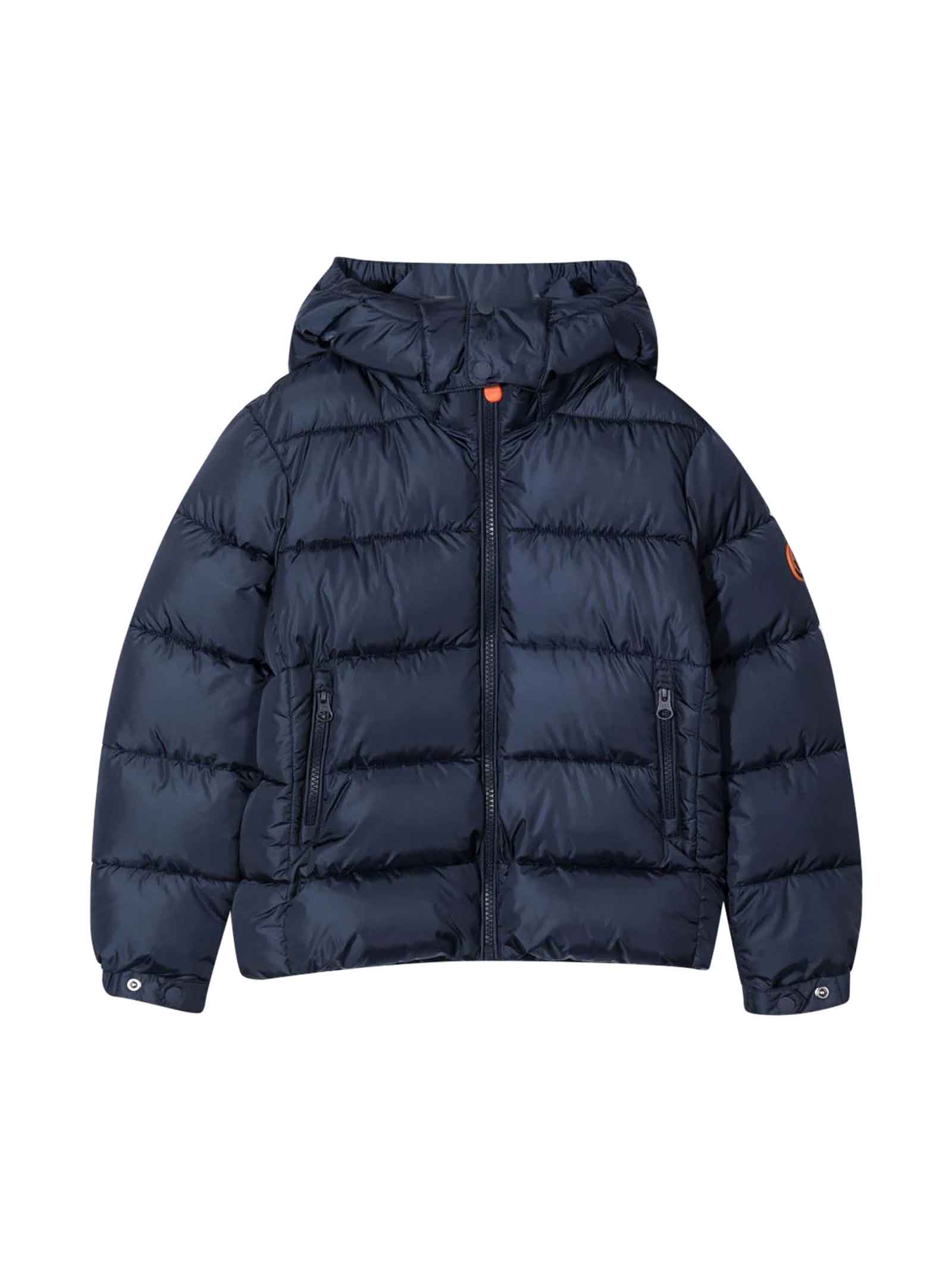 Save the Duck Kids Blue Teen Down Jacket