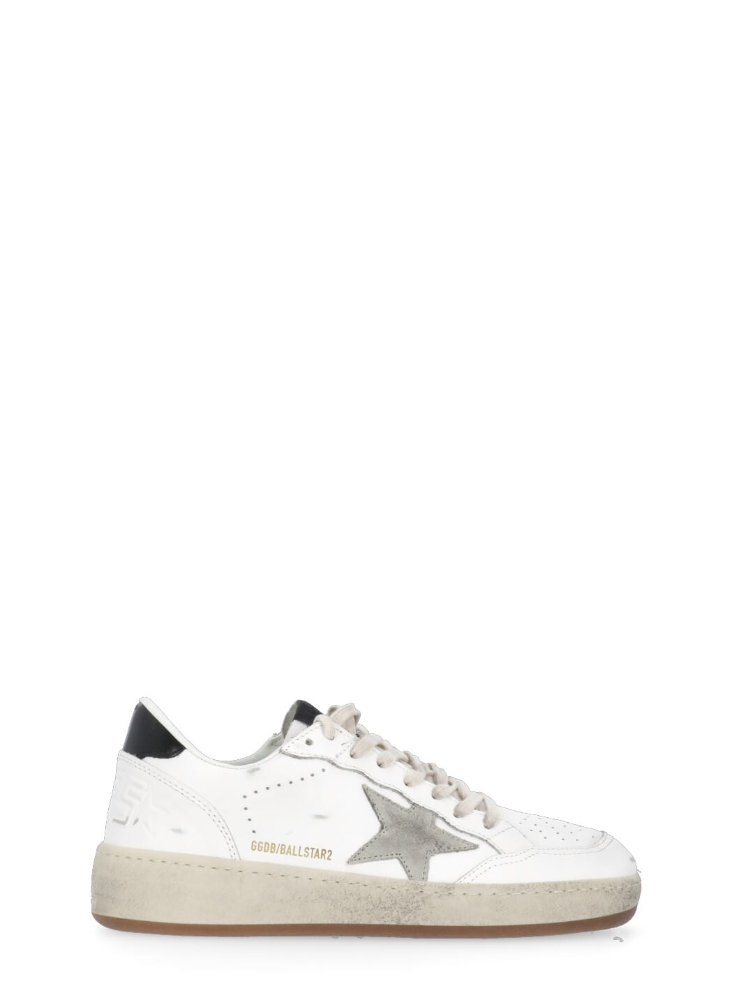 Golden Goose Leather Hi Star Sneakers In White