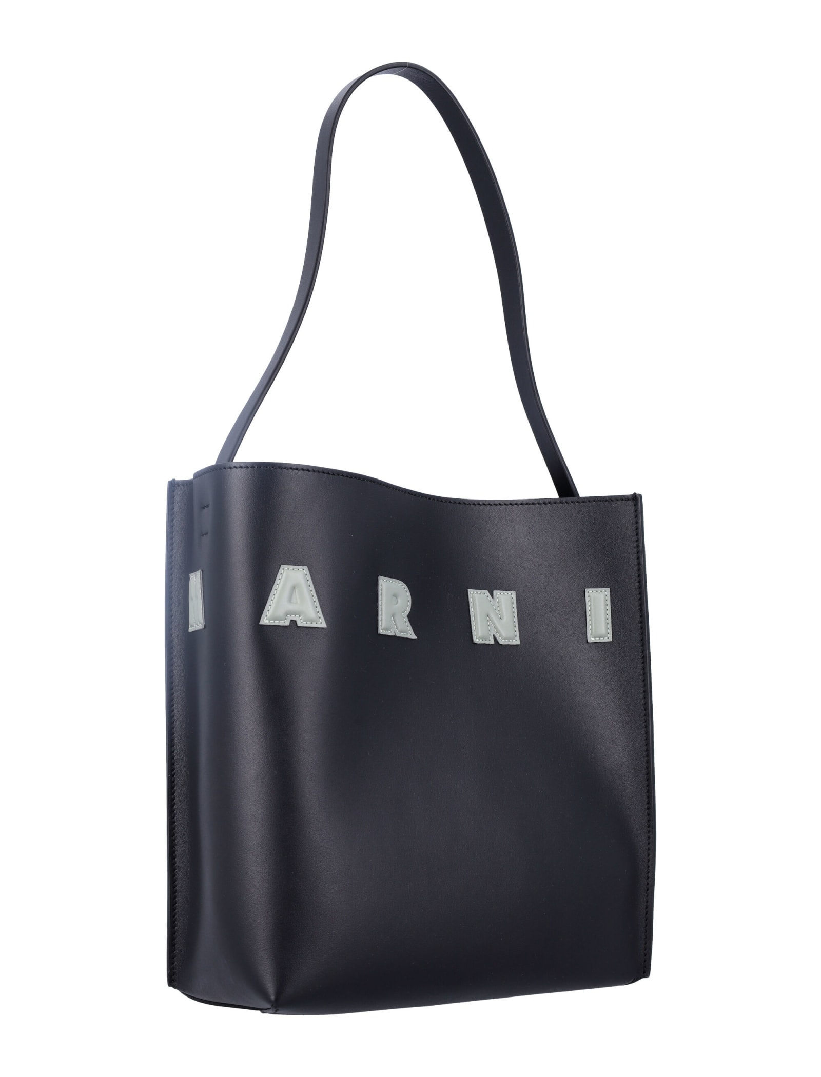 Shop Marni Museum Hobo Small Bag In Black