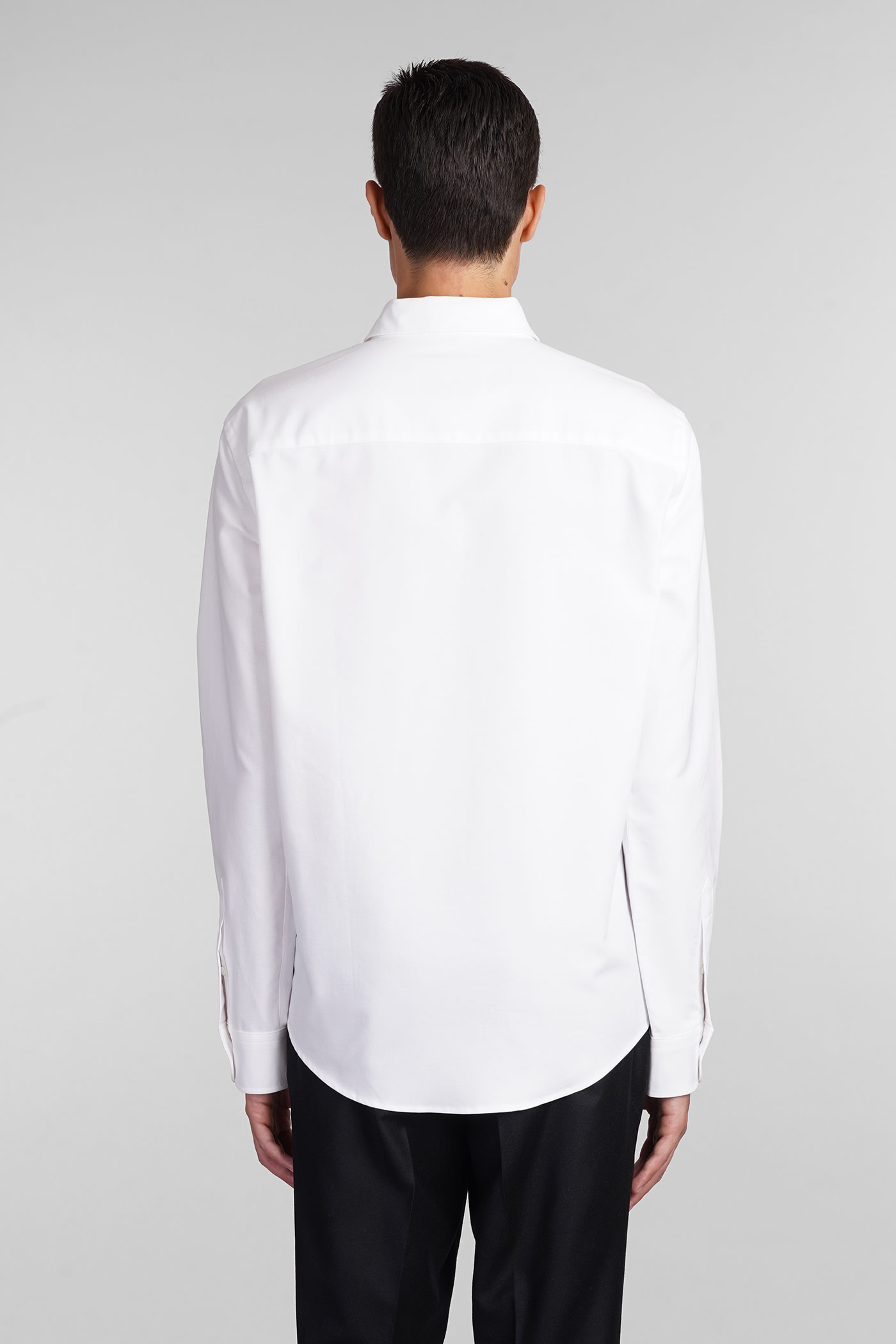 Ami Alexandre Mattiussi Shirt In White Cotton In White