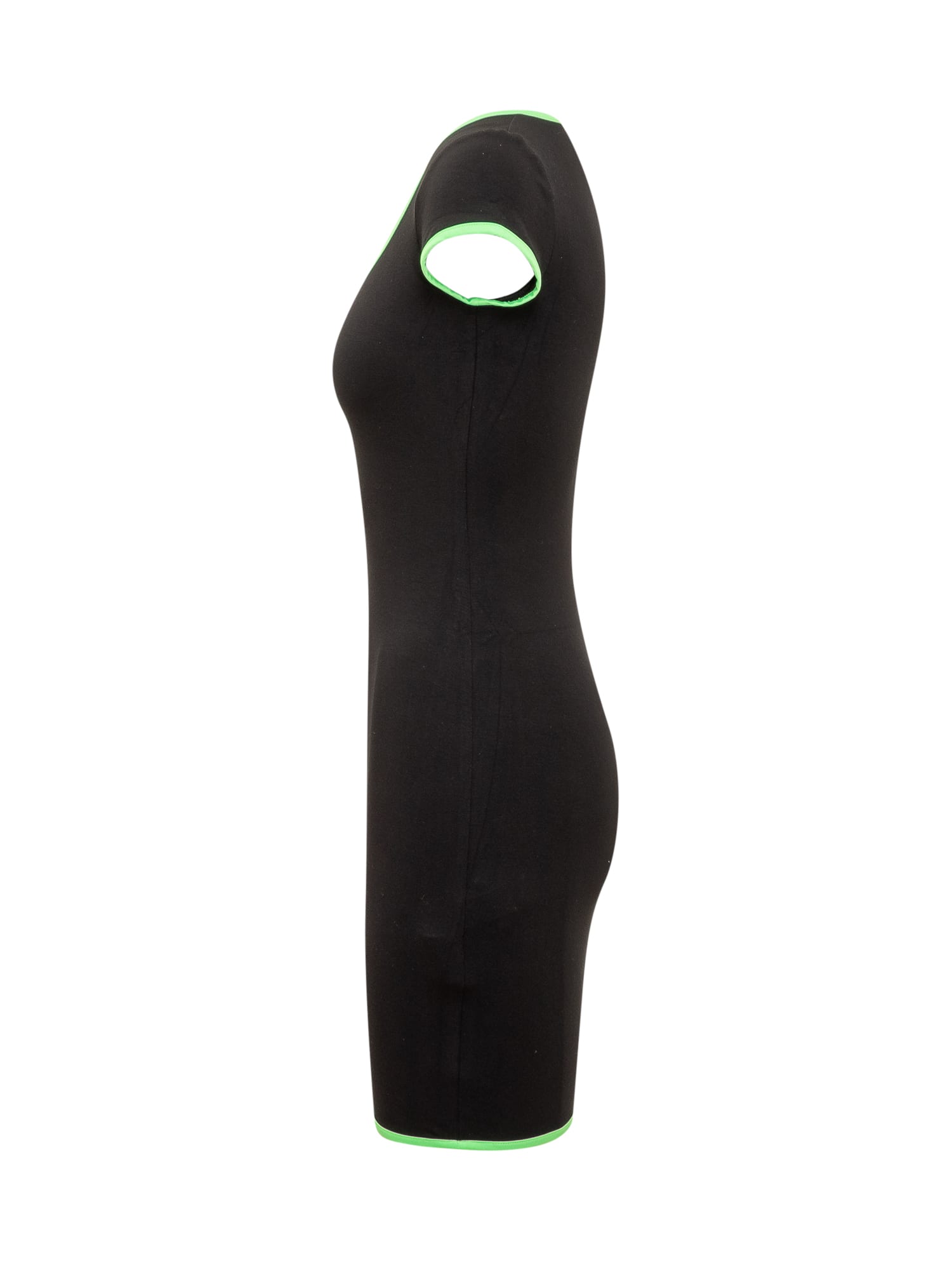 Shop Ambush Heart Hole Dress In Black Green