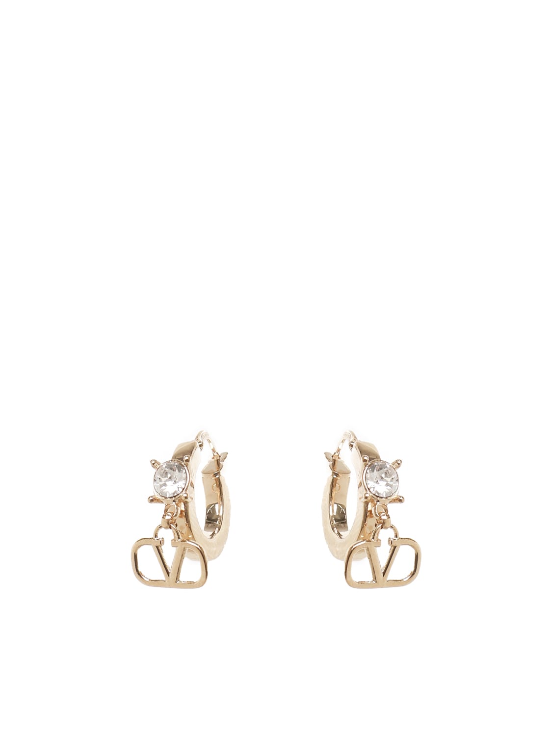 Vlogo Signature Crystal Earrings