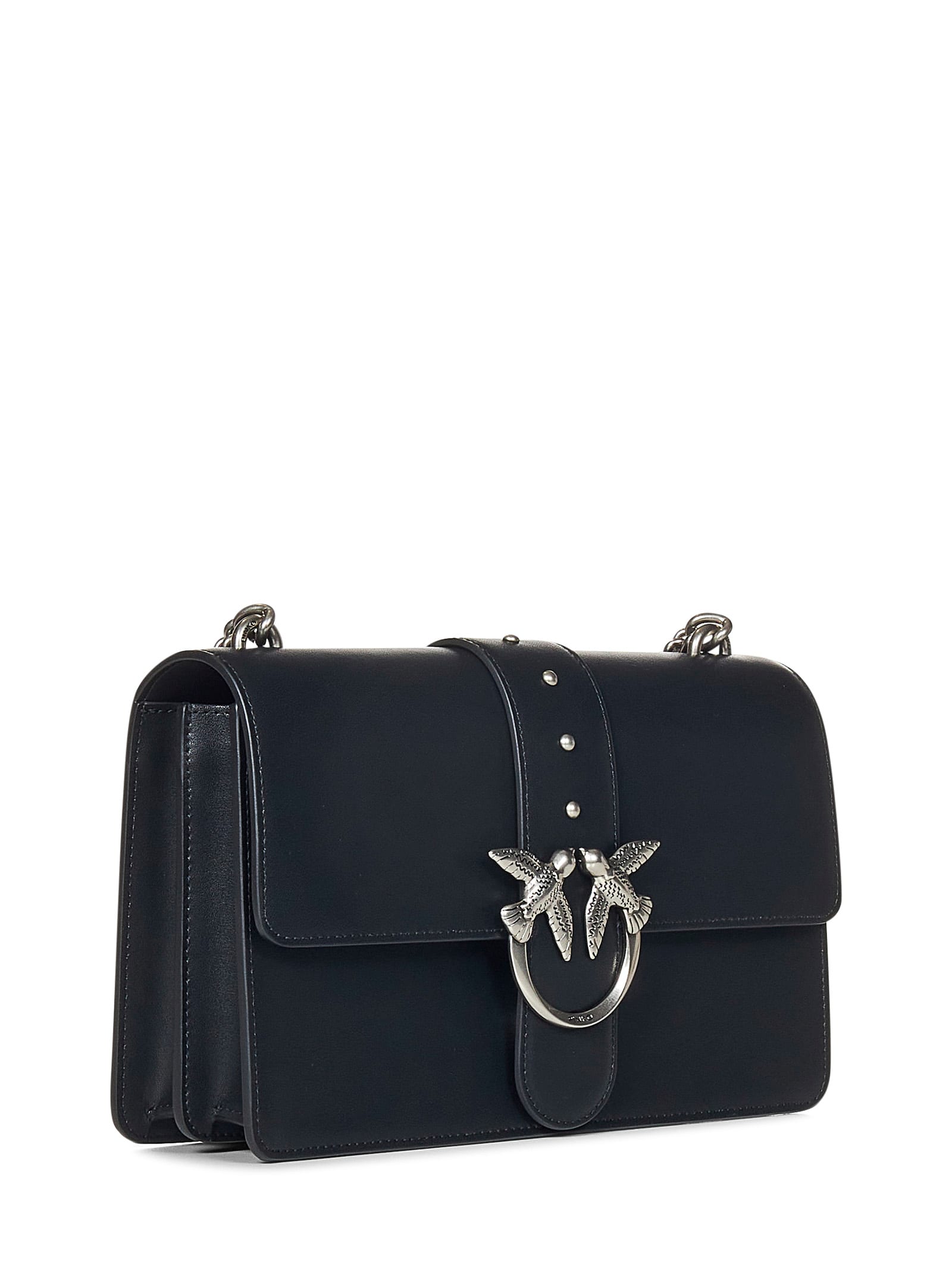 Shop Pinko Classic Love Bag One Shoulder Bag In Black