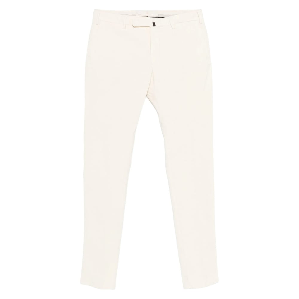 Incotex Trousers With Back Pockets And Belt Loops In Neutral