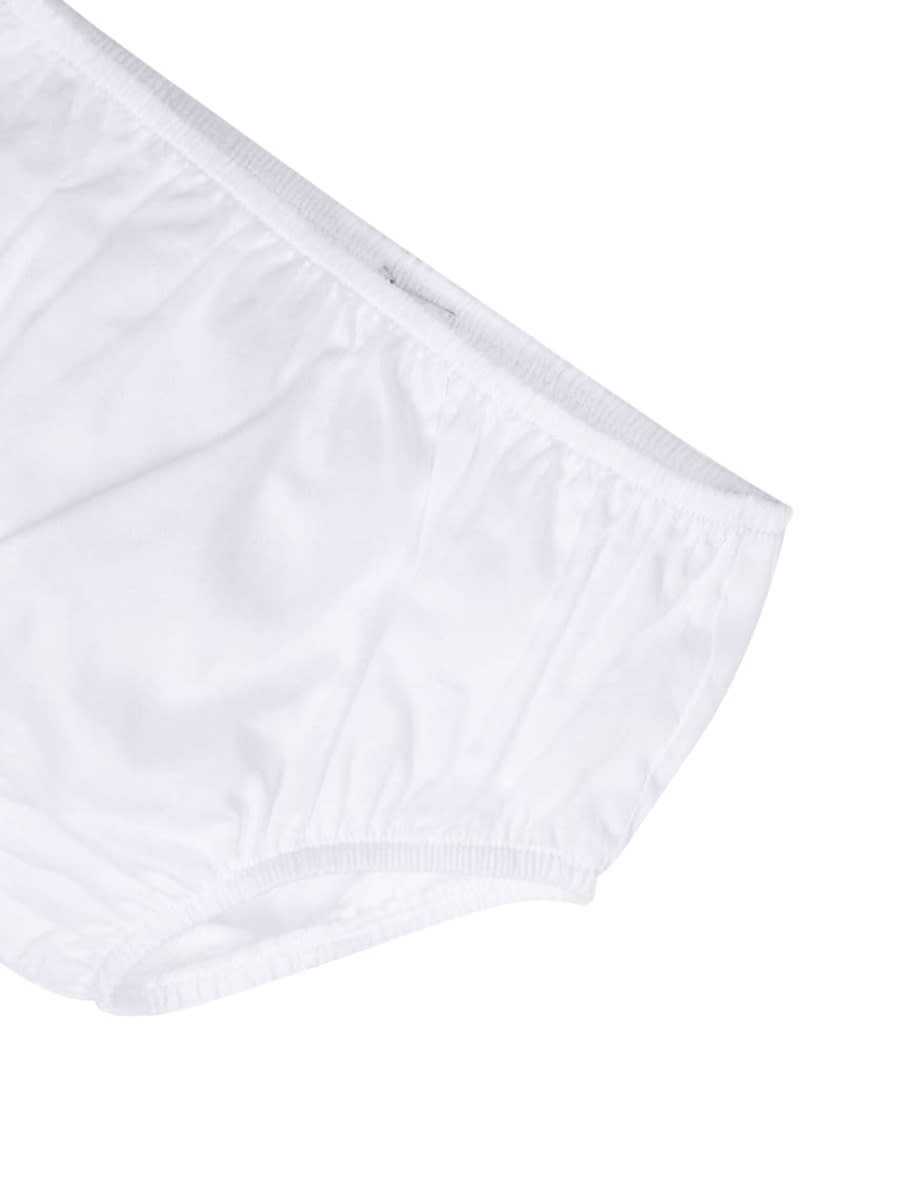 Il Gufo White Cotton Voile Dress With Culotte In White