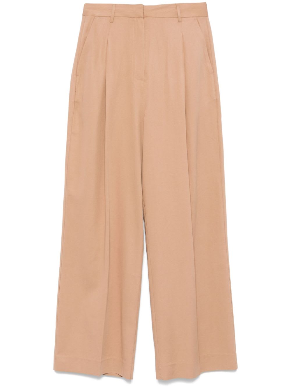 Beige Trousers Women