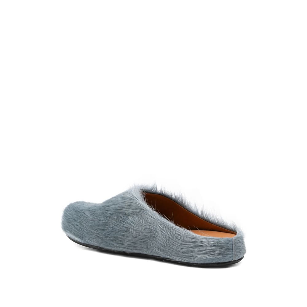Marni Fussbett Sabot Sandals In Gray