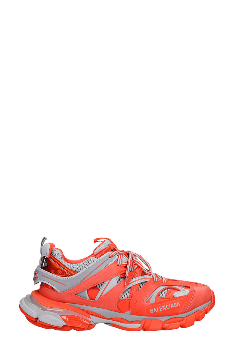 Balenciaga Sneakers In Red Leather