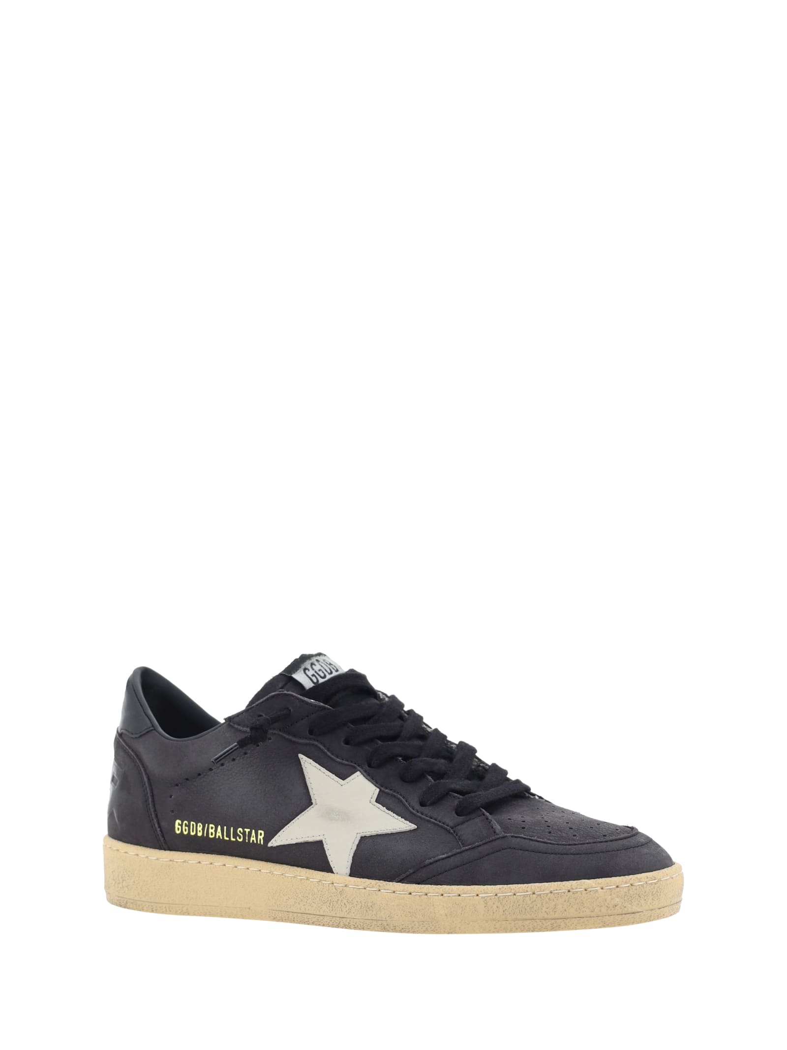 Shop Golden Goose Ball Star Sneakers In Dark Gray Sand