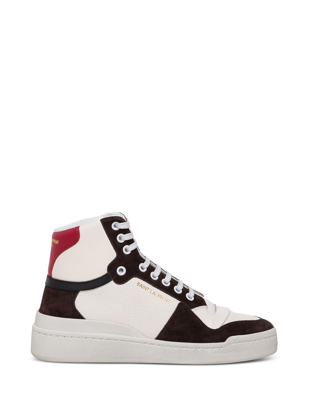 Saint Laurent Sl24 Sneakers In Multicolor Leather