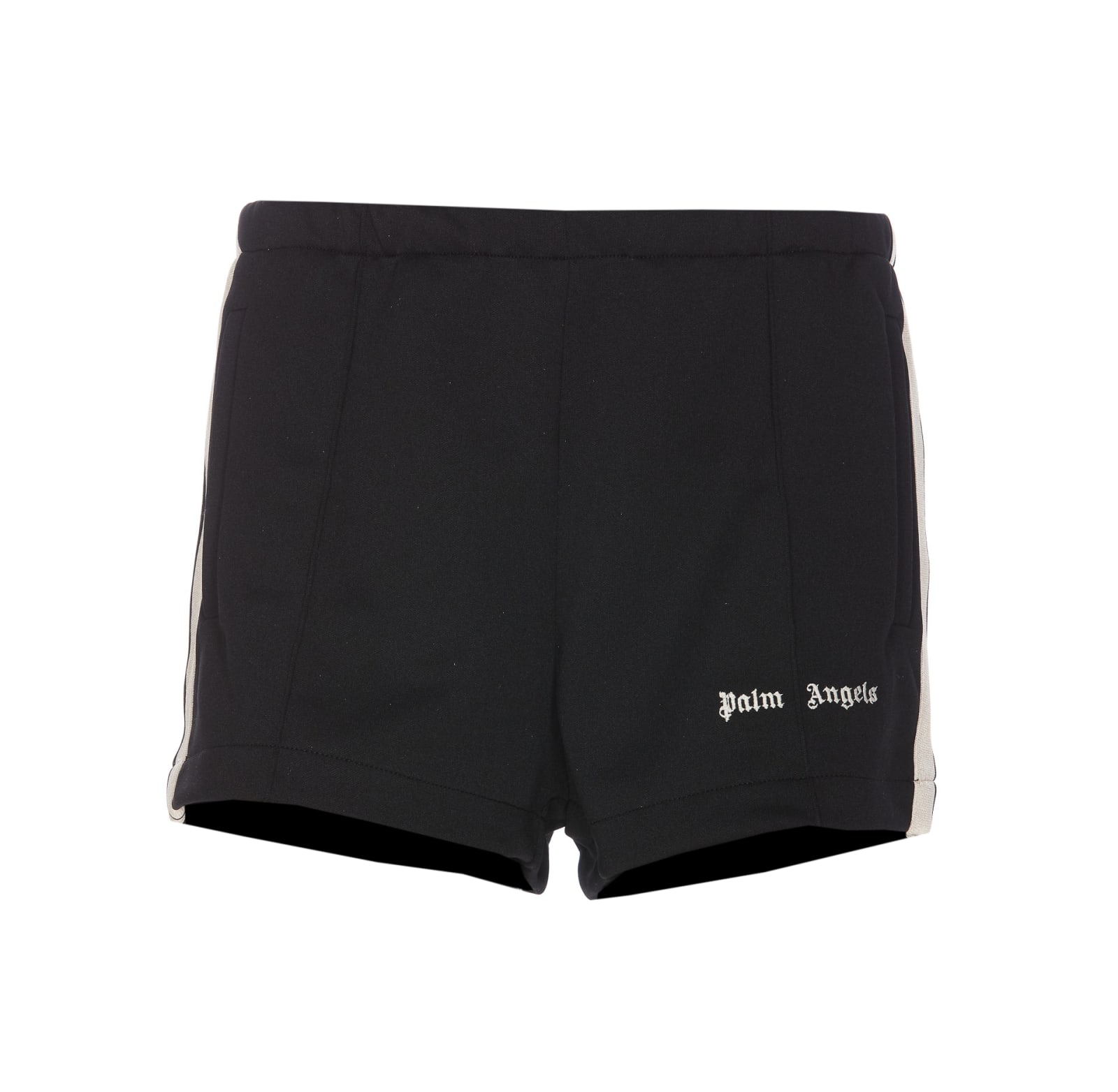 Palm Angels Classic Logo Shorts In Black
