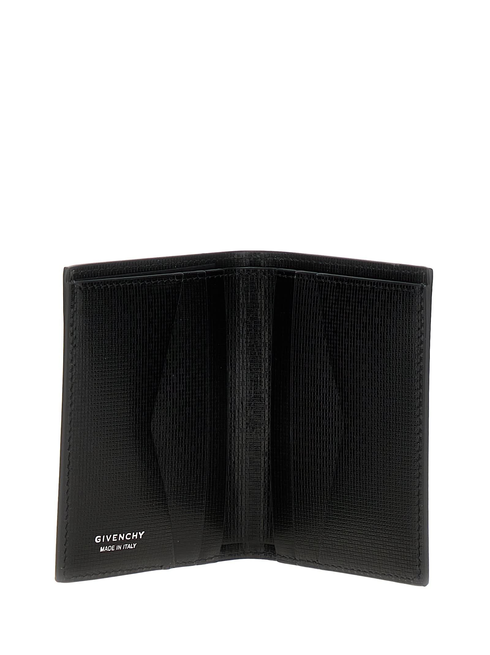 Shop Givenchy Logo Card Holder In Black