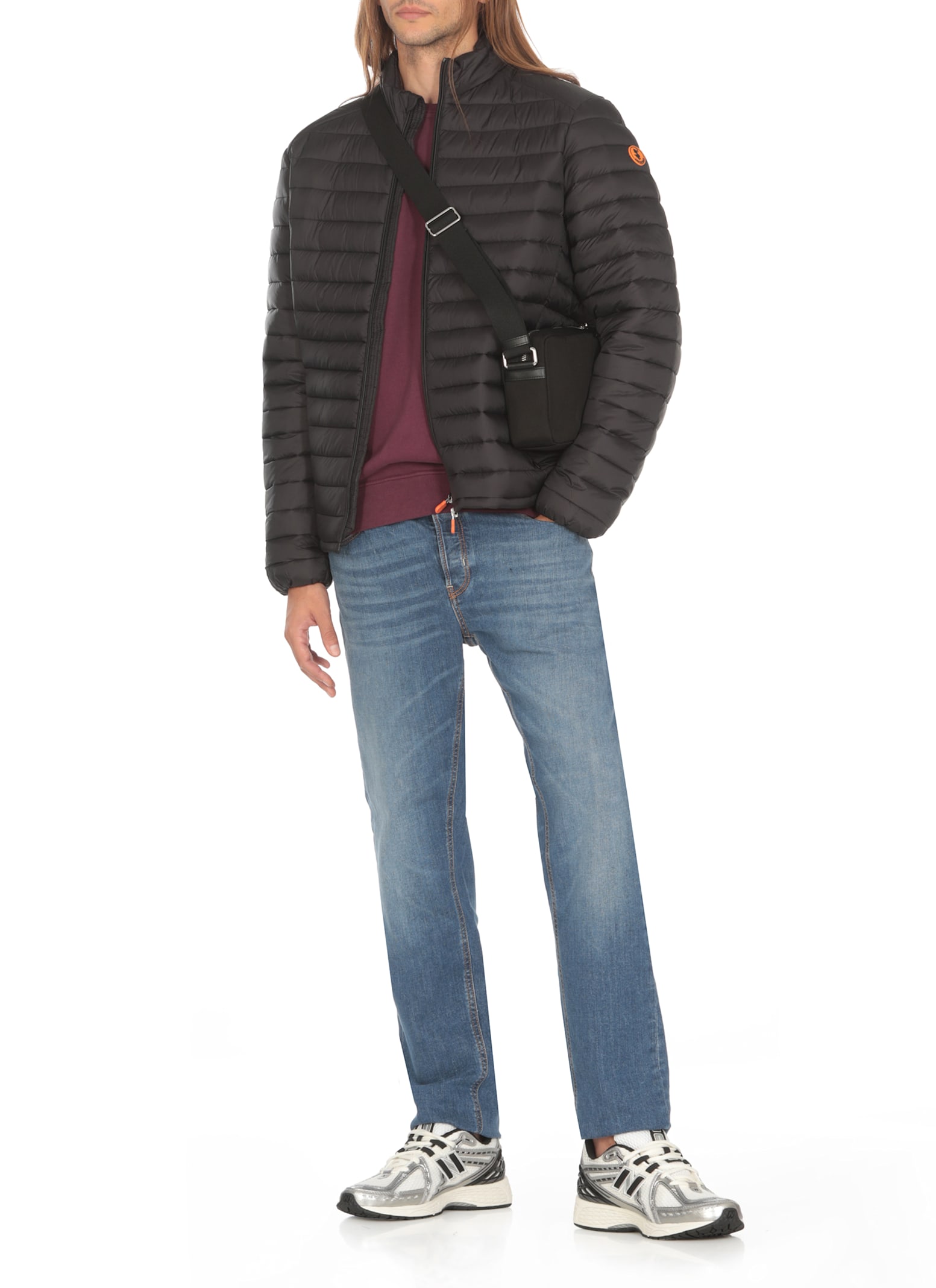 Shop Save The Duck Alexander Padded Short Jacket In Black