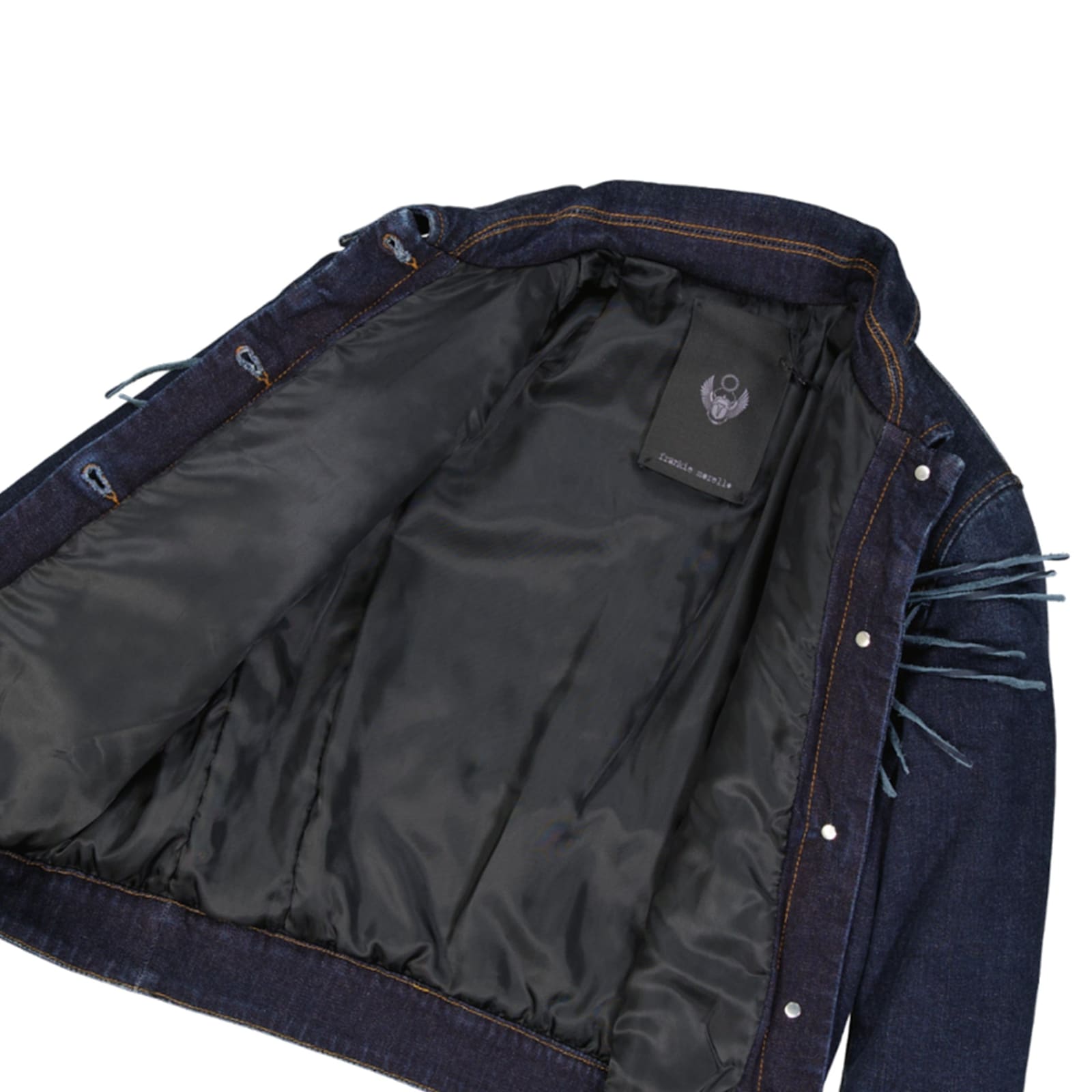 Frankie Morello Denim Jacket In Blue