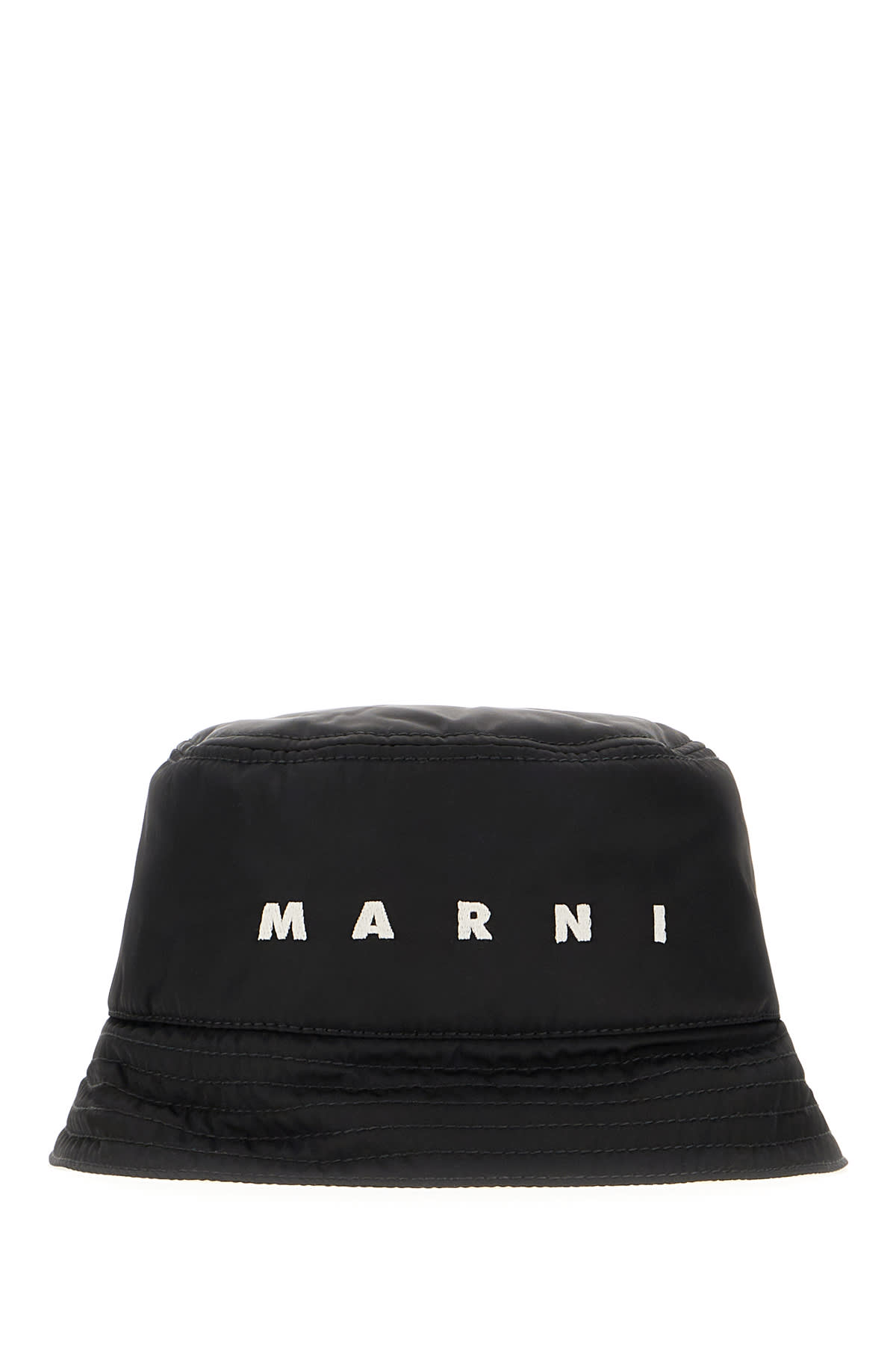 Marni Black Nylon Bucket Hat