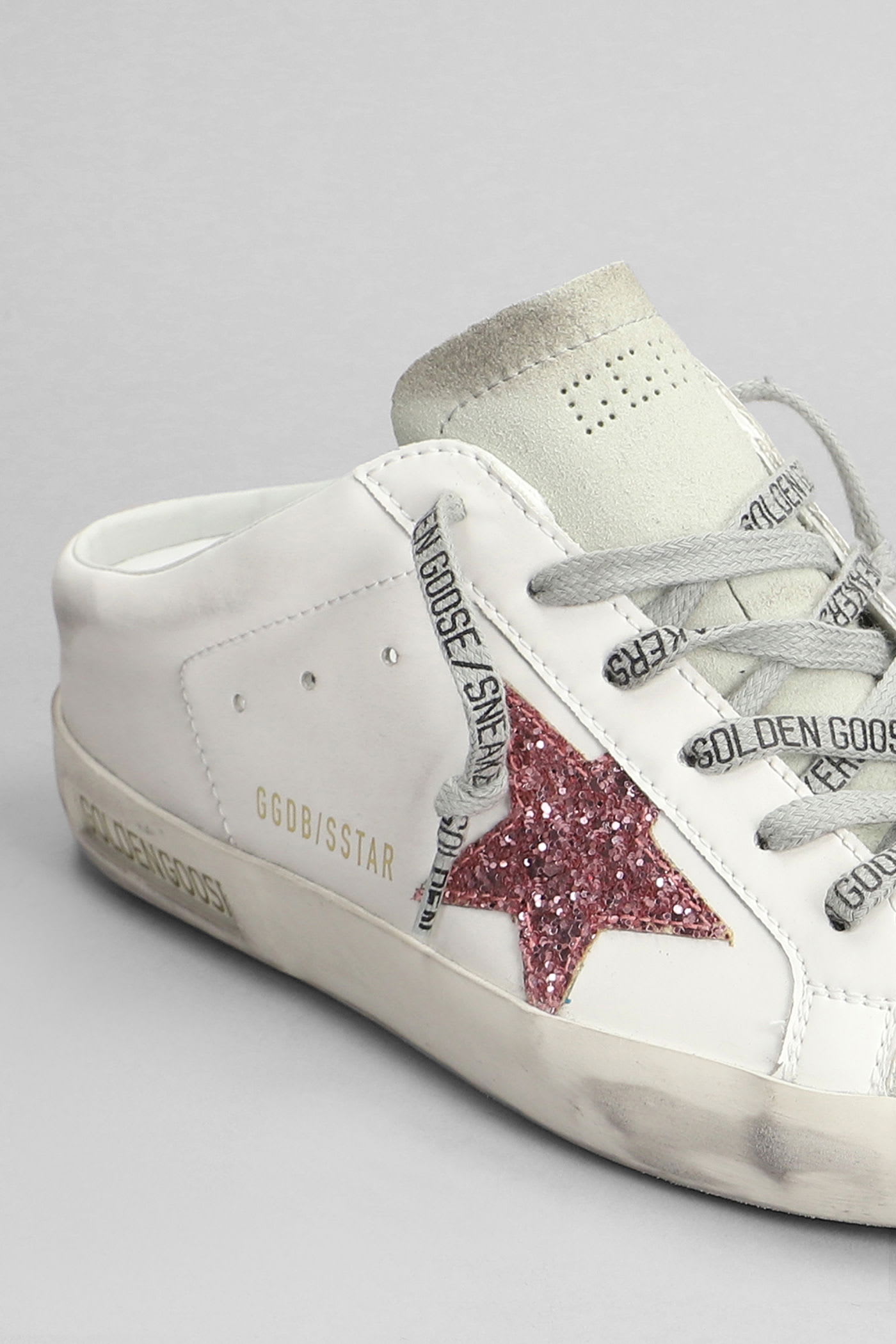 Golden Goose Bio Based Sneakers In White Leather In White