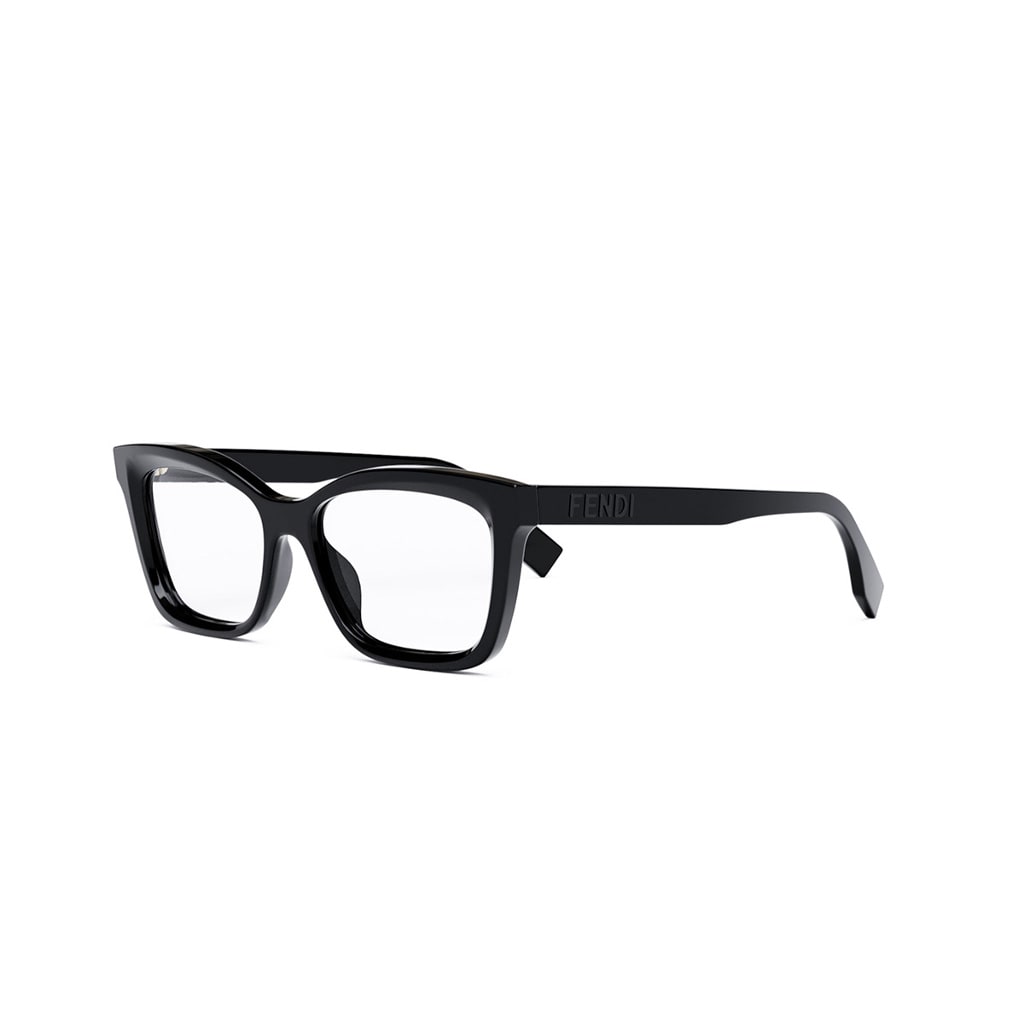 Shop Fendi Fe50057i 001 Glasses In Nero