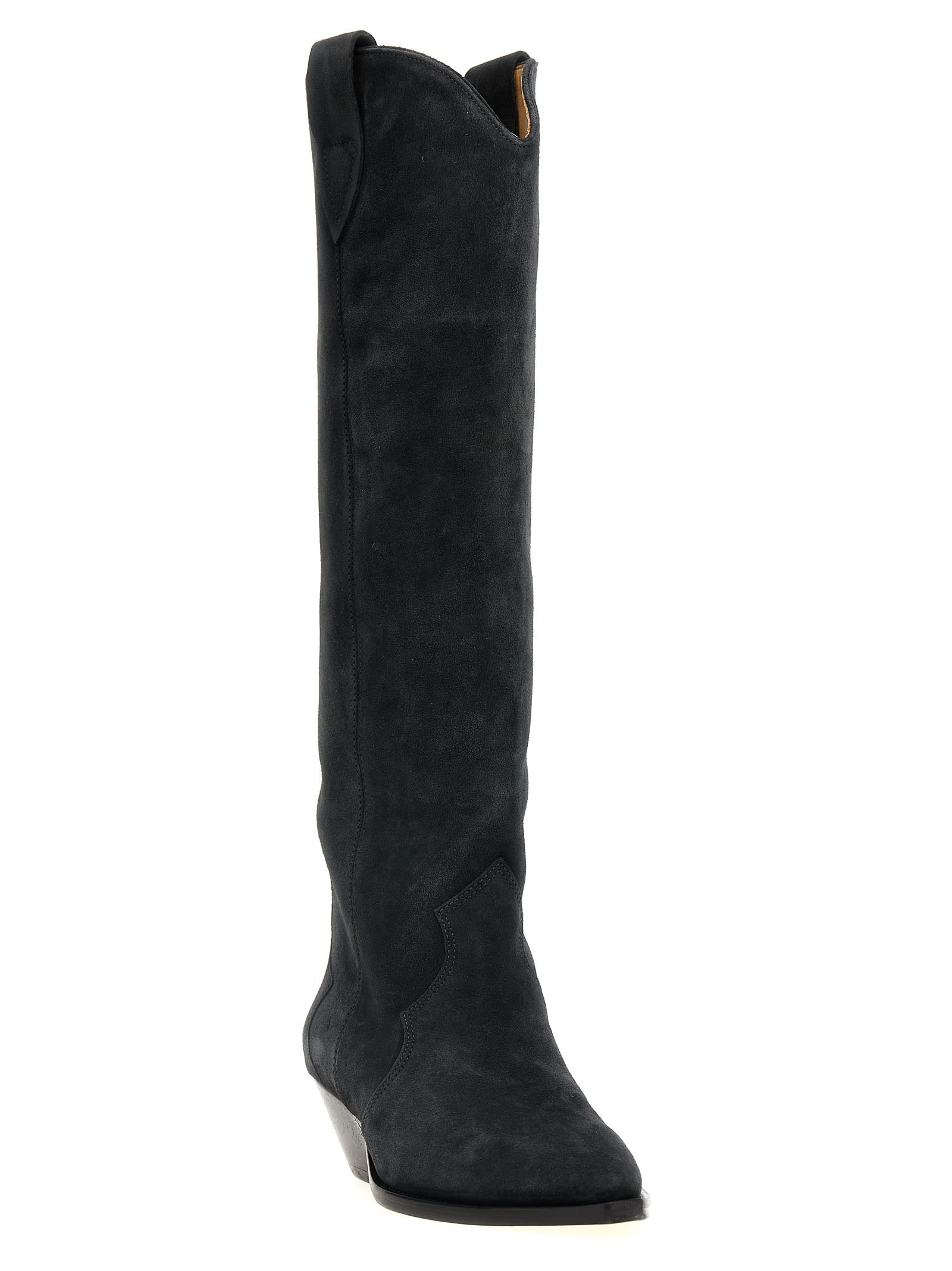 Shop Isabel Marant Denvee Boots In Black