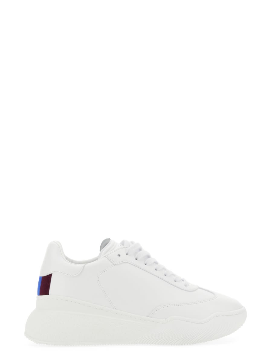 Shop Stella Mccartney Loop Sneaker With Laces In White