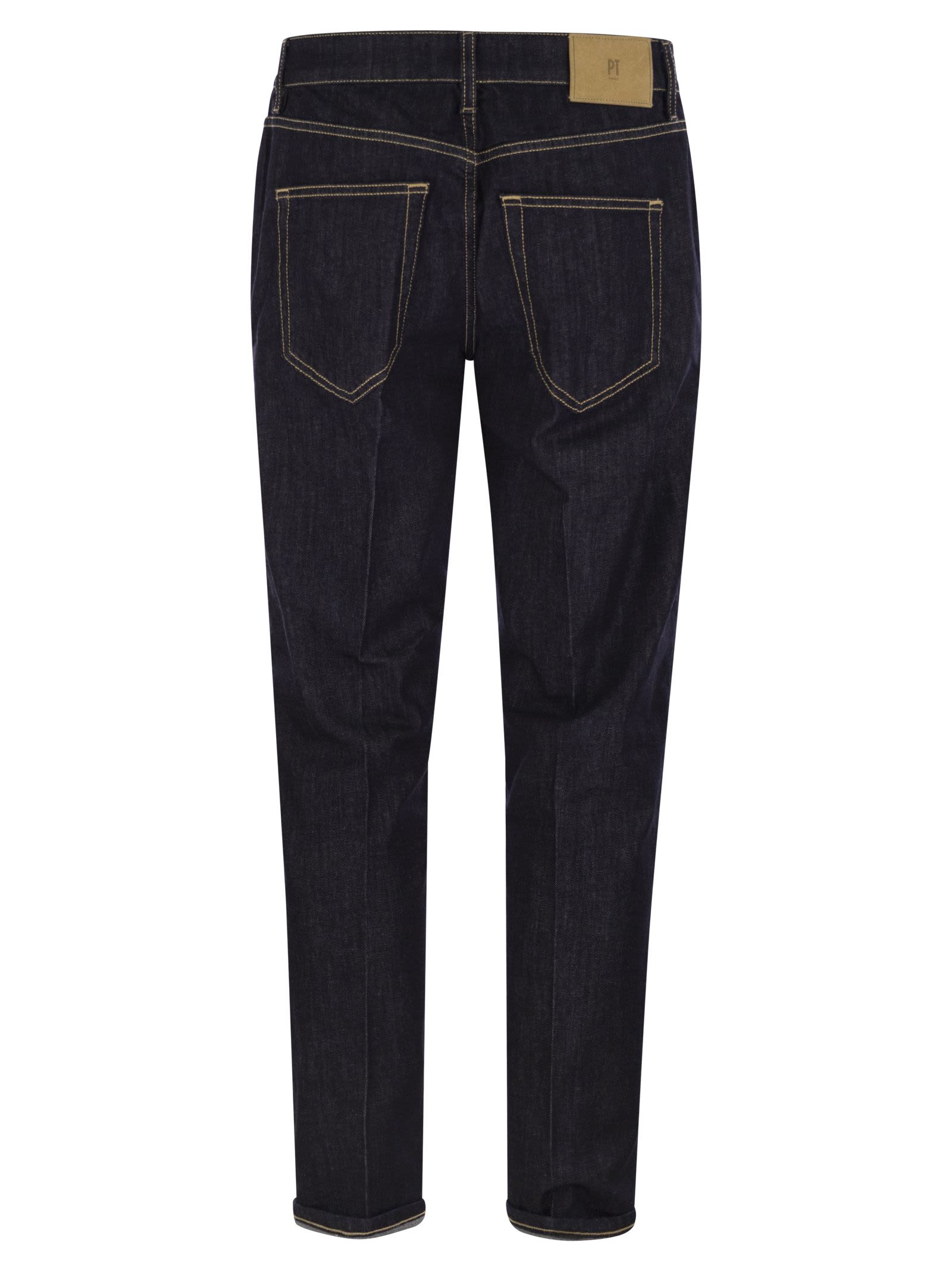 Pt Torino Reggae - Slim-fit Jeans In Dark Denim