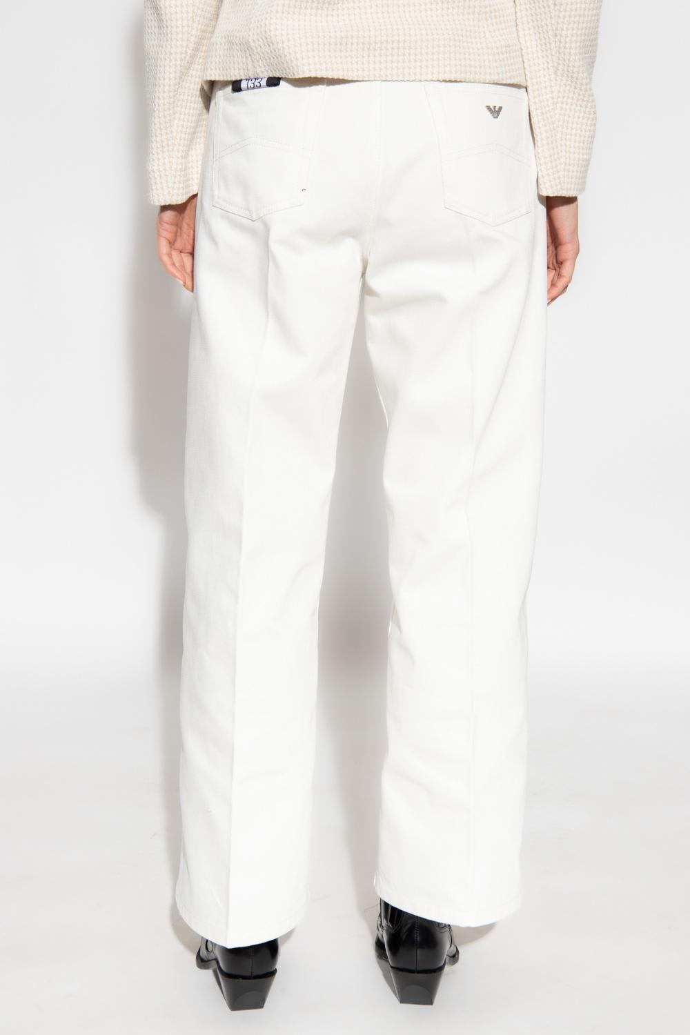 Makkelijk te lezen ontwerp Verplicht Emporio Armani Jeans With Pockets In White | ModeSens