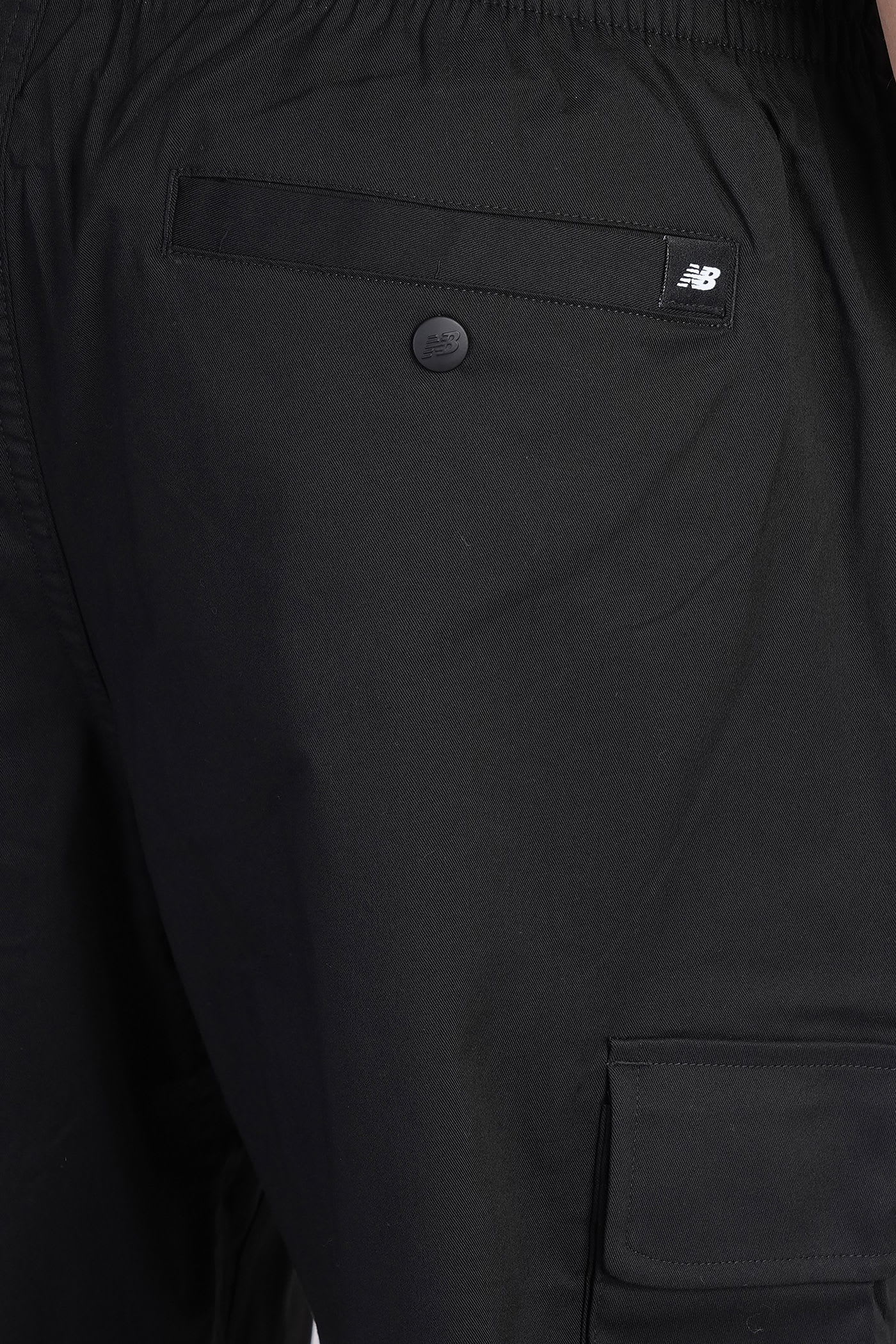 New Balance Pants In Black Cotton In Black