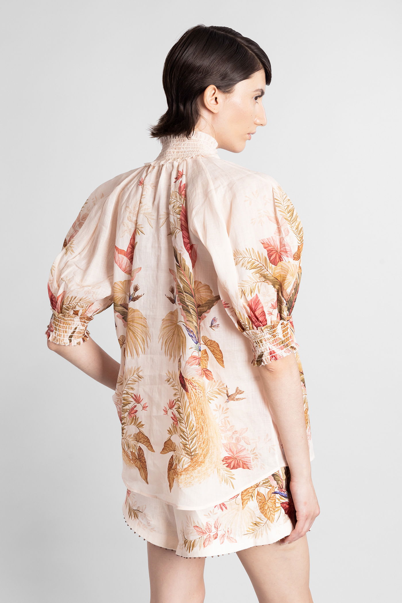 Zimmermann Ascension Billow Blouse In Multi